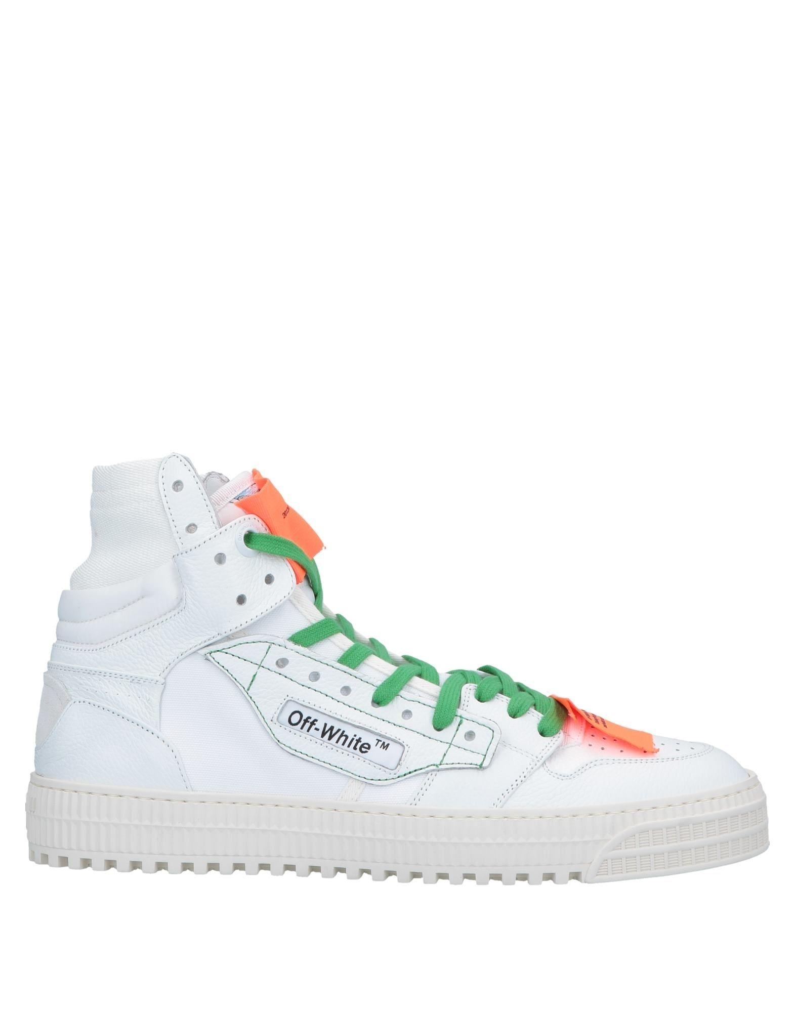 off white high cut shoes
