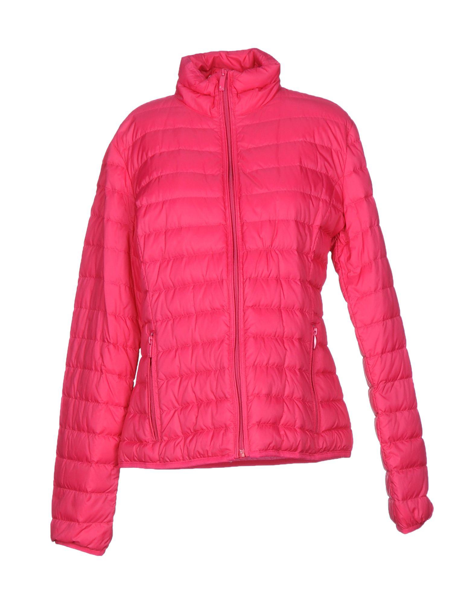 Armani Jeans Synthetic Down Jacket in Fuchsia (Pink) - Lyst