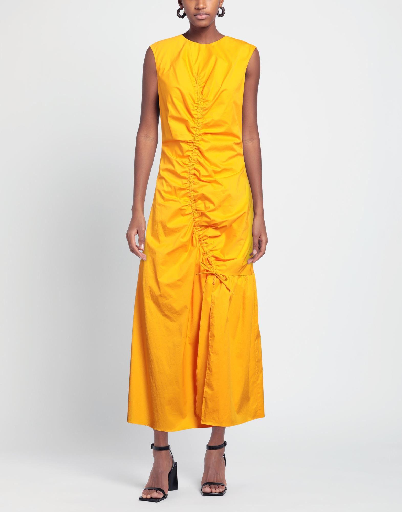 Sandro Maxi Dress in Yellow | Lyst