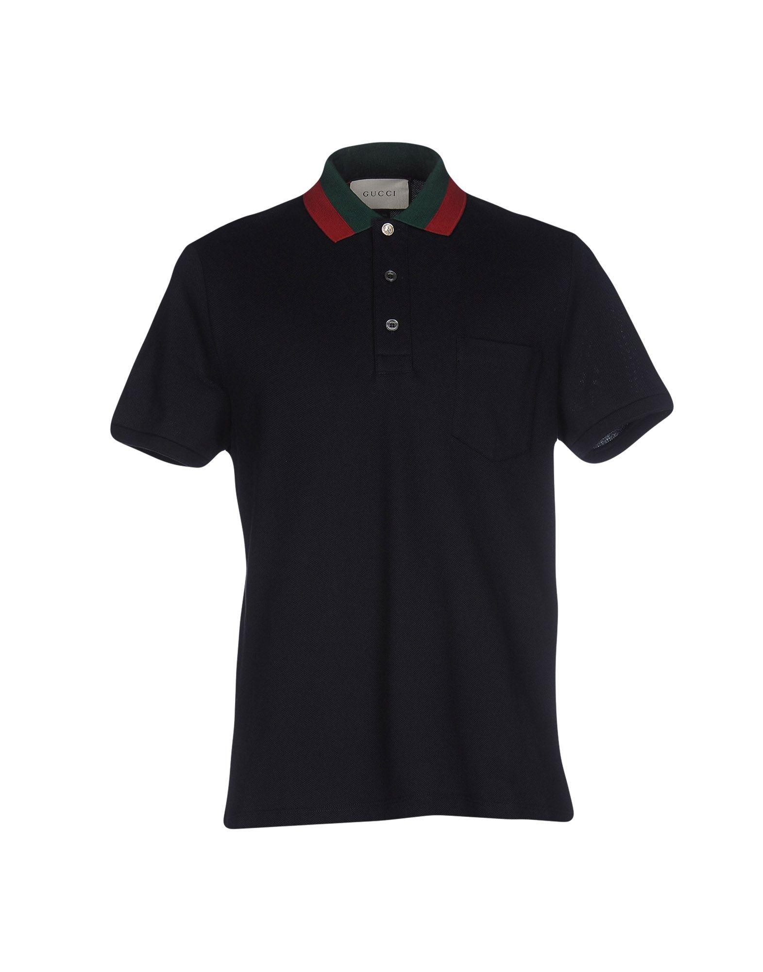 Gucci Cotton Polo Shirt in Dark Blue (Blue) for Men - Lyst