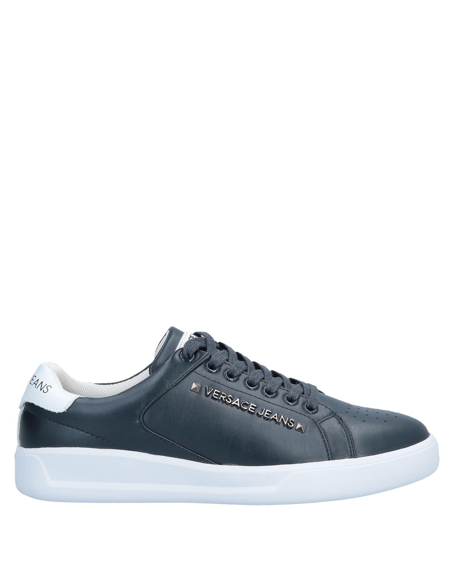 Versace Jeans Leather Low-tops & Sneakers in Dark Blue (Blue) for Men ...