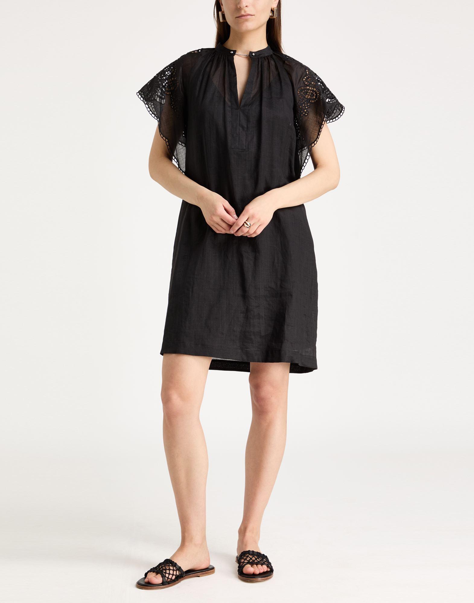 max mara black mini dress Umido gathered wool mini dress - black