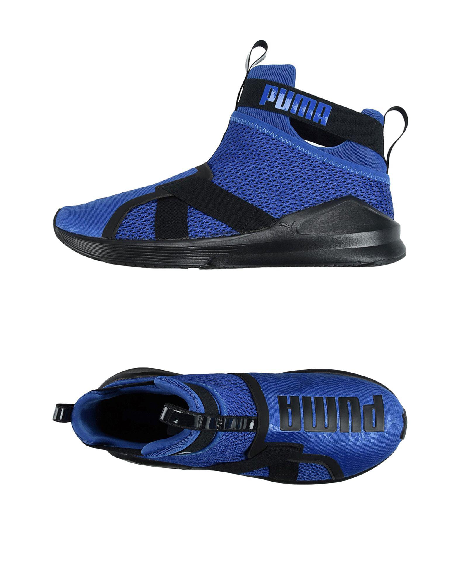 puma high tops with straps