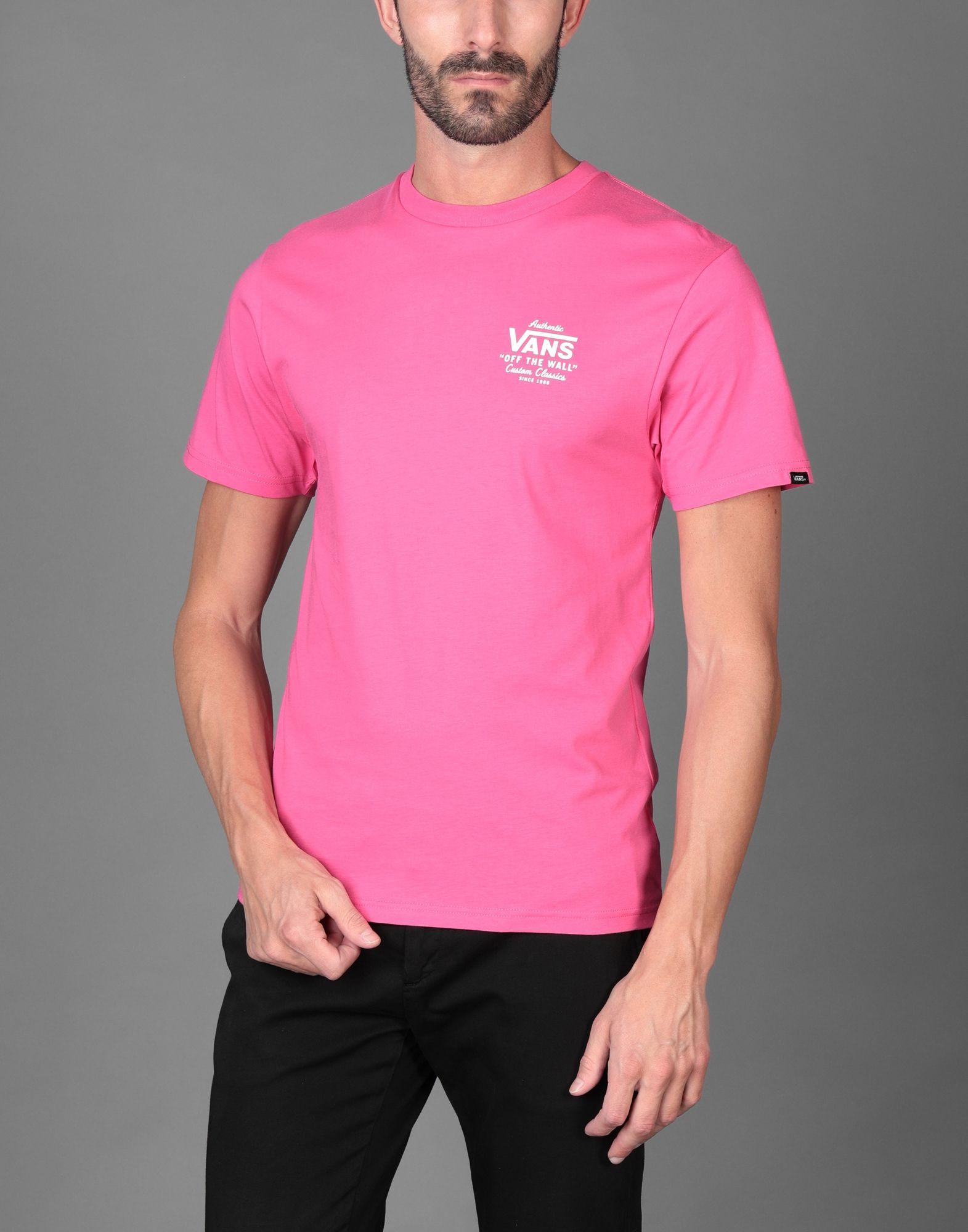 strimmel Det er det heldige Overskæg Vans T-shirt in Pink for Men | Lyst