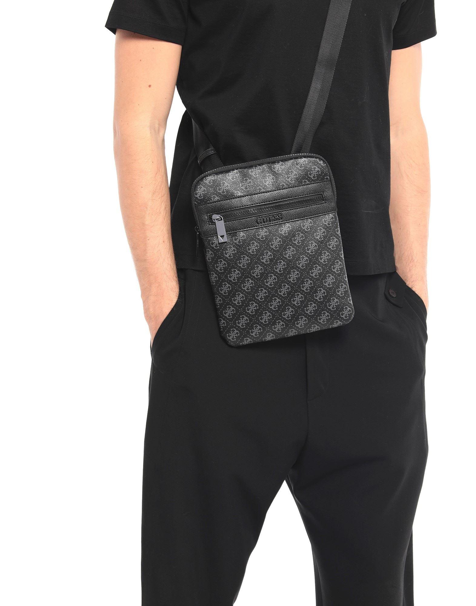 Guess Cross-body Bag in Black for Men - Lyst