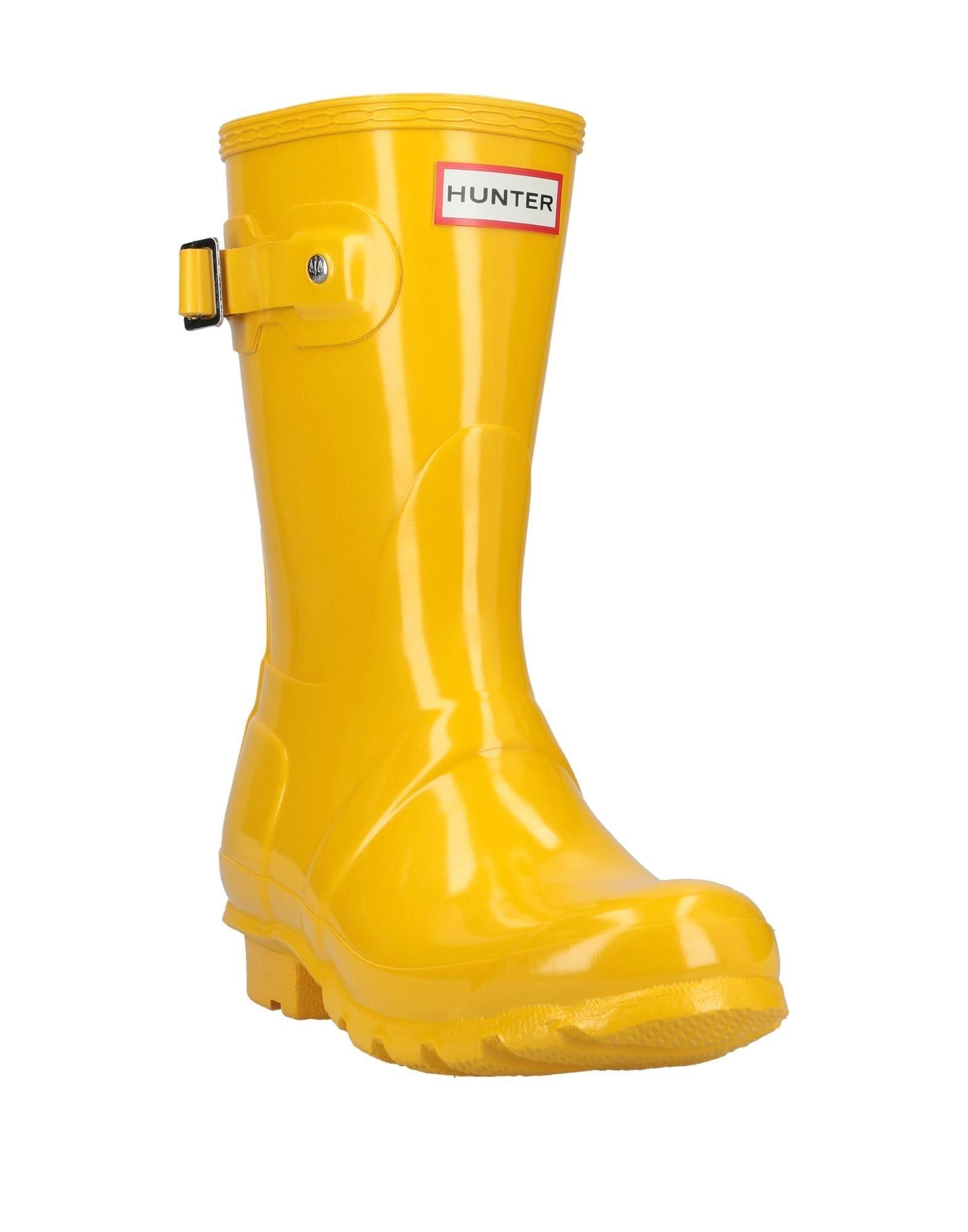 HUNTER Ankle Boots in Yellow - Lyst