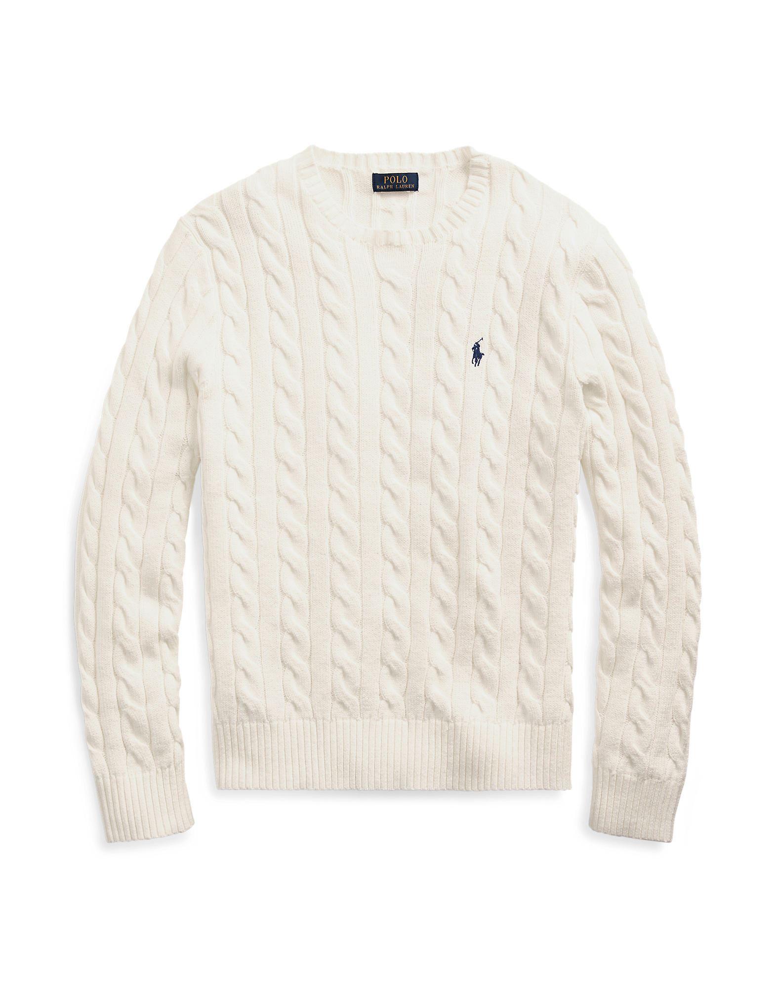 Polo Ralph Lauren Cotton Sweater in Ivory (White) for Men - Save 67% - Lyst