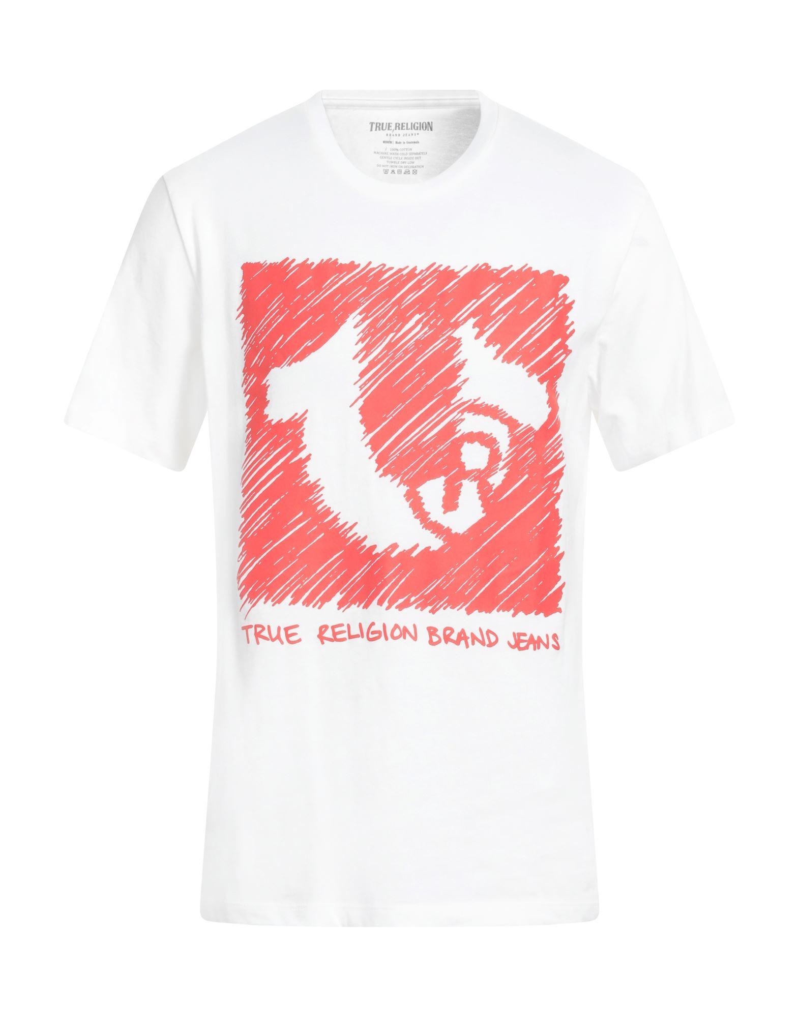 pink and white true religion shirt