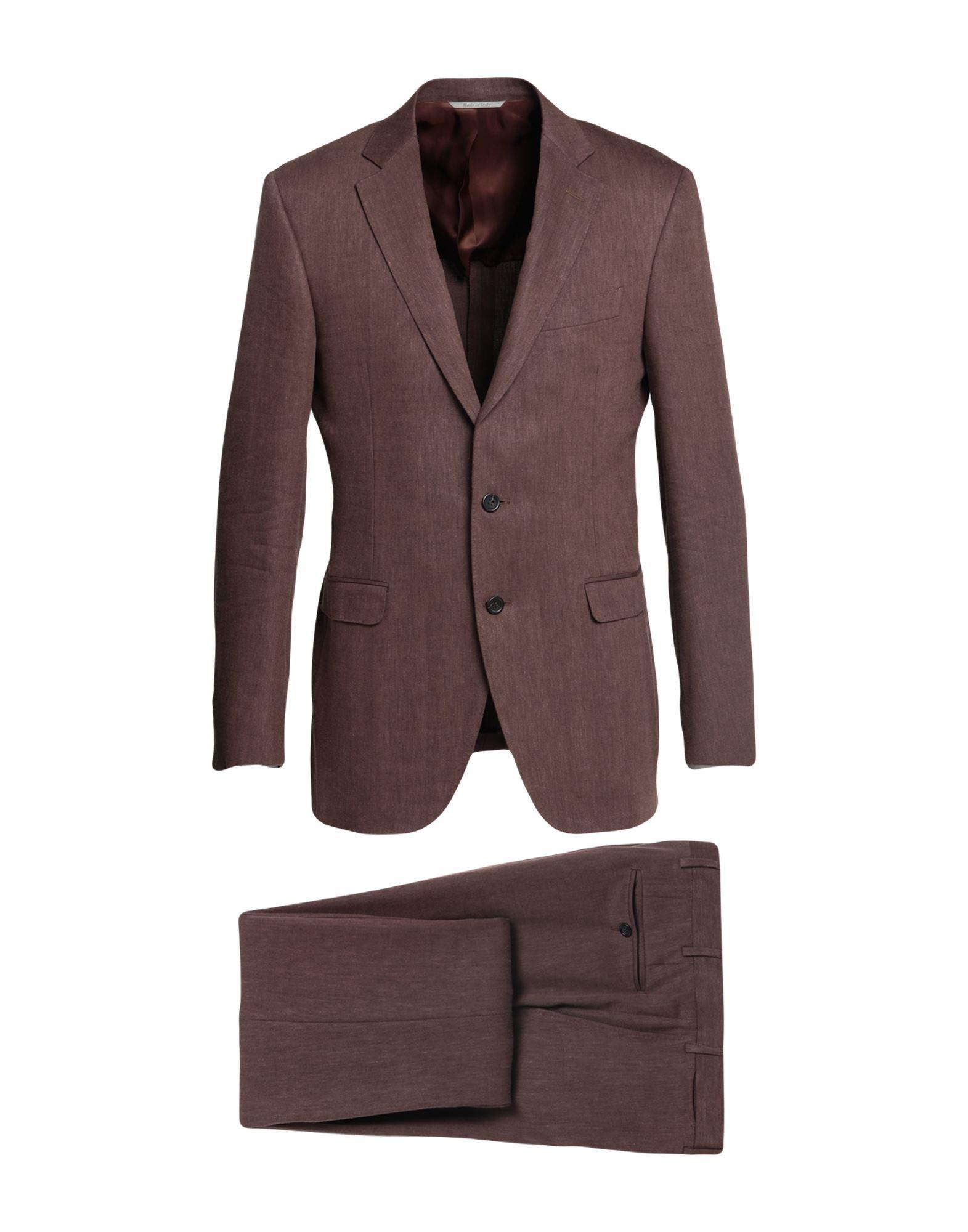 Canali Suit in Brown for Men Lyst