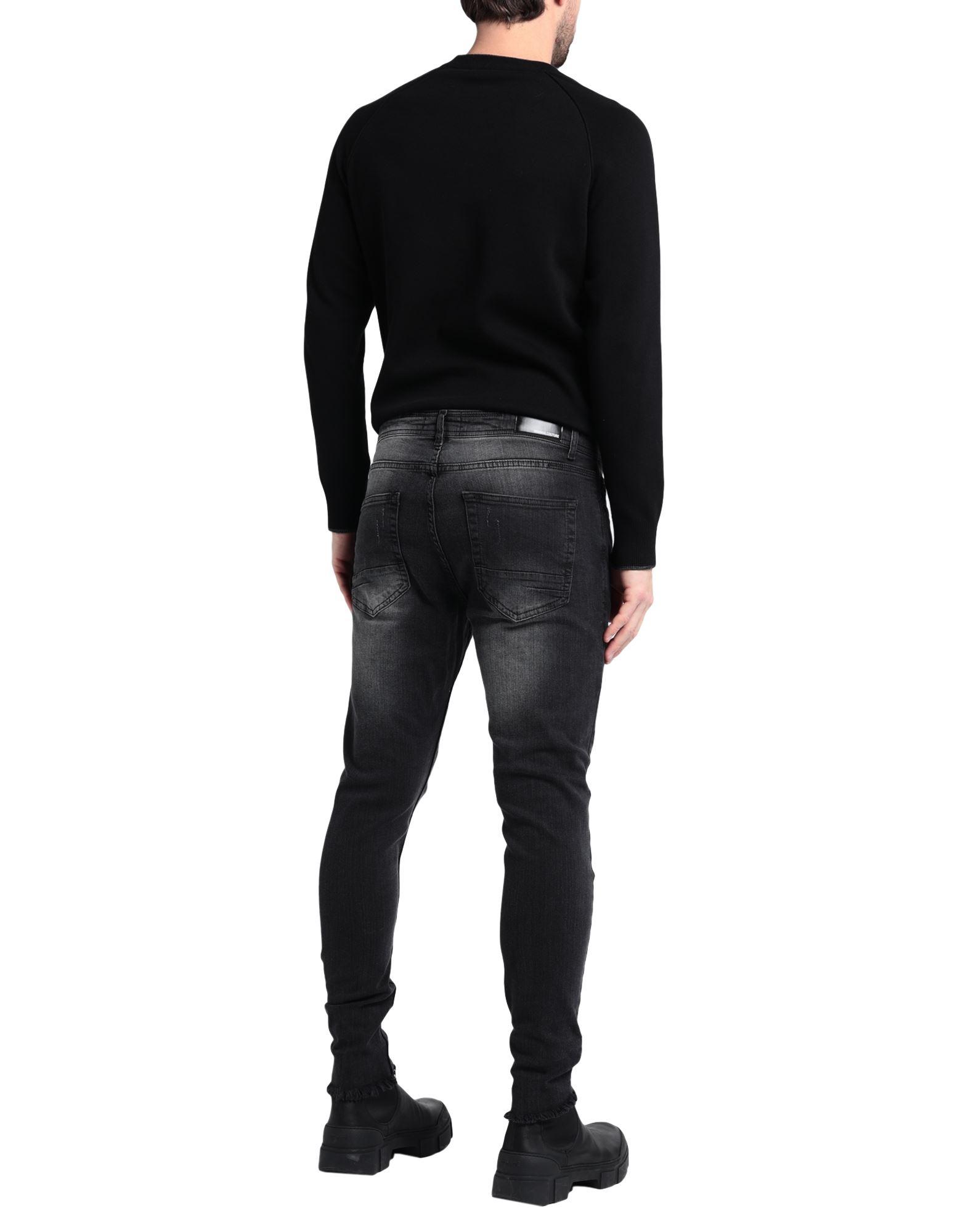 MNML Couture Denim Trousers in Black for Men - Lyst