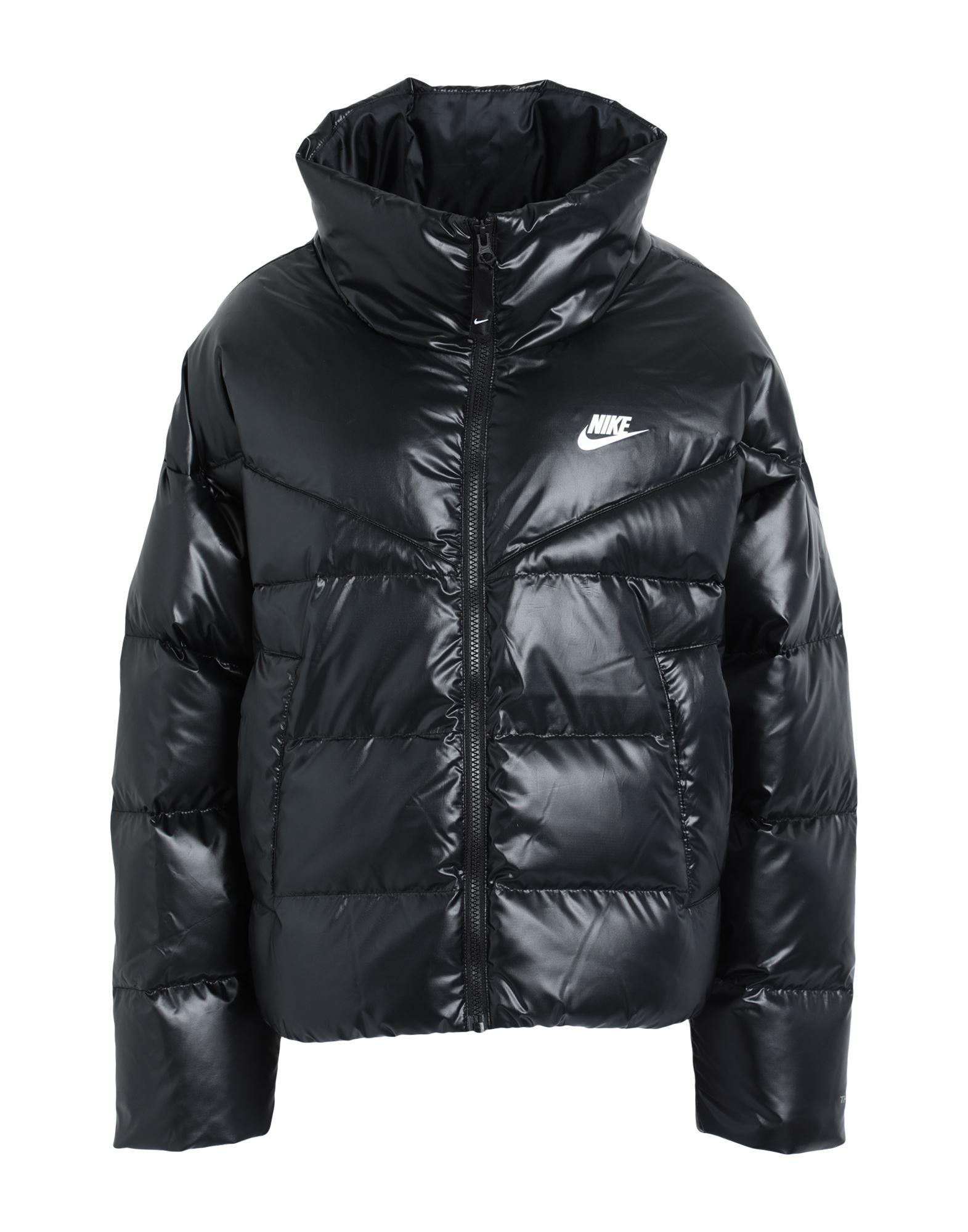 Nike Down Jacket in Black | Lyst