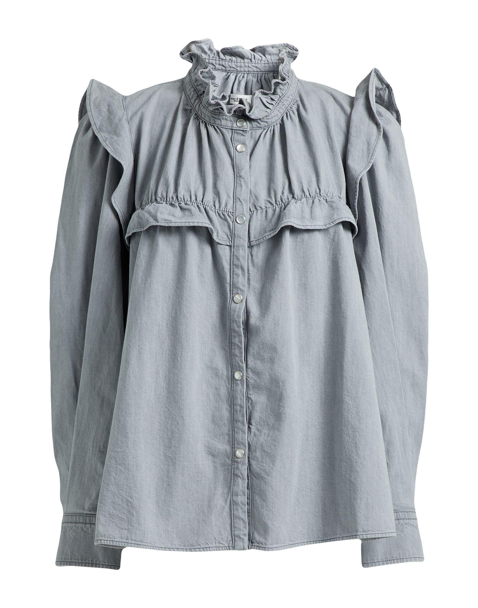 Étoile Isabel Marant Denim Shirt in Light Grey (Gray) | Lyst