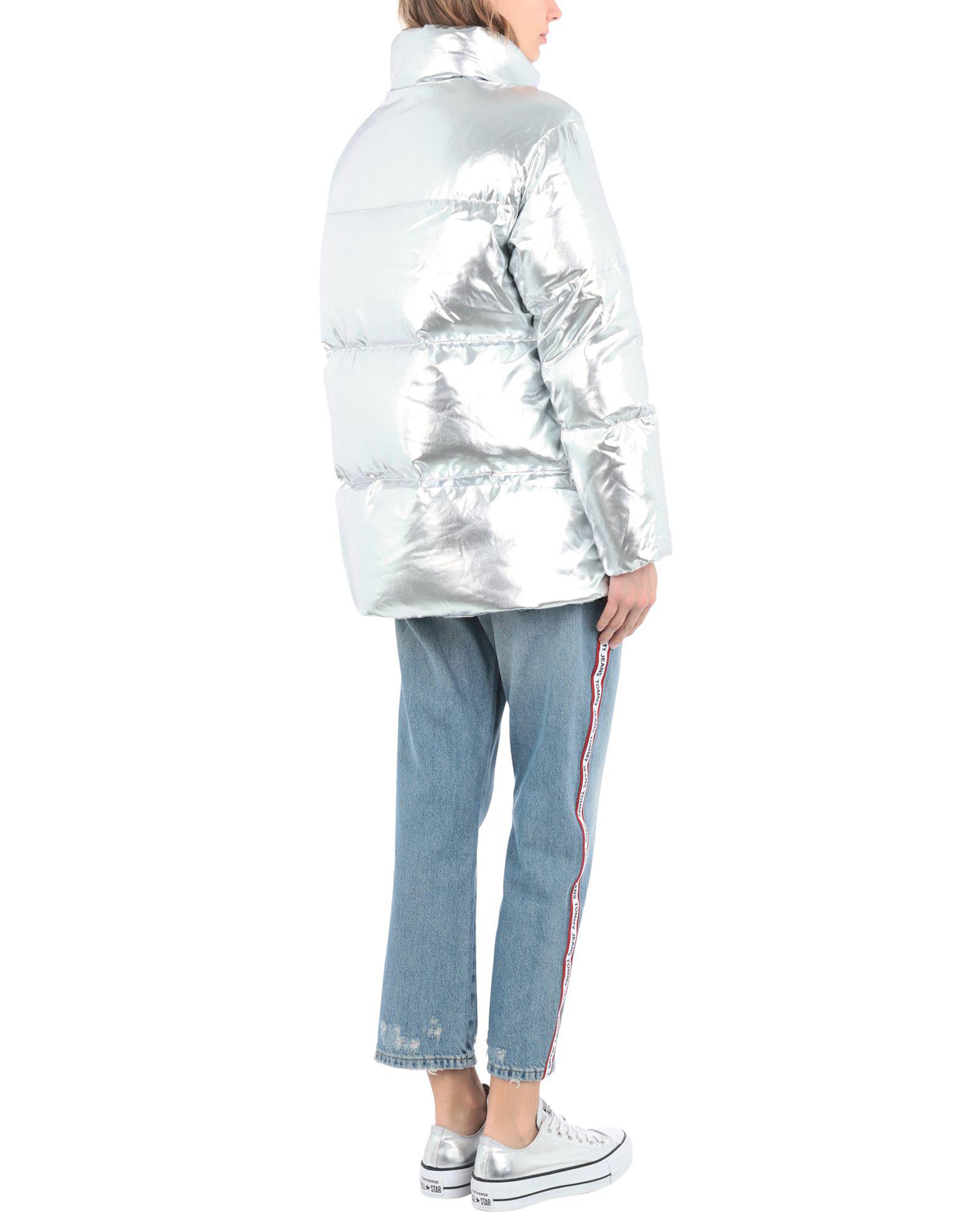 Tommy Hilfiger Synthetic Tommy Icons Puffer Jacket in Silver (Metallic) |  Lyst Australia