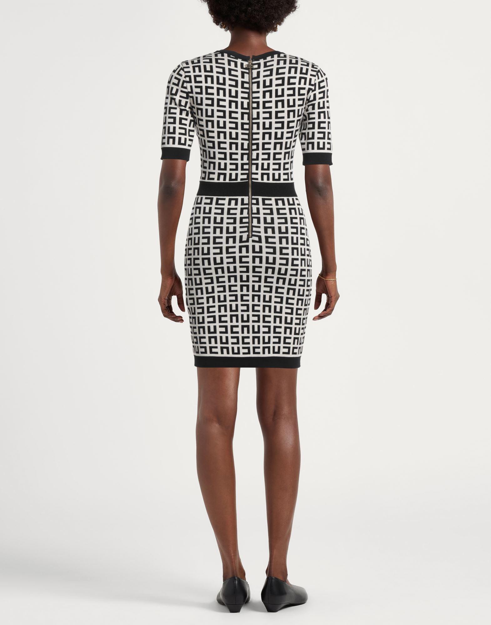 Elisabetta Franchi Mini Dress Viscose Polyamide in Black Lyst UK
