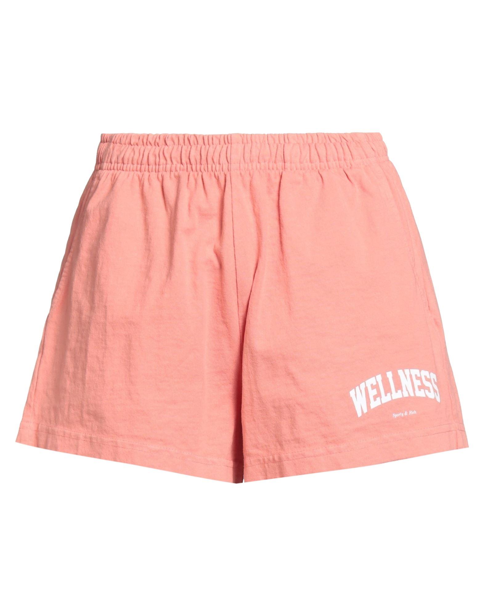ショートパンツ SPORTY & RICH Salmon Pink Stretch Cotton Shorts Sporty & Rich Shorts for Women | Online Sale up to 46% off