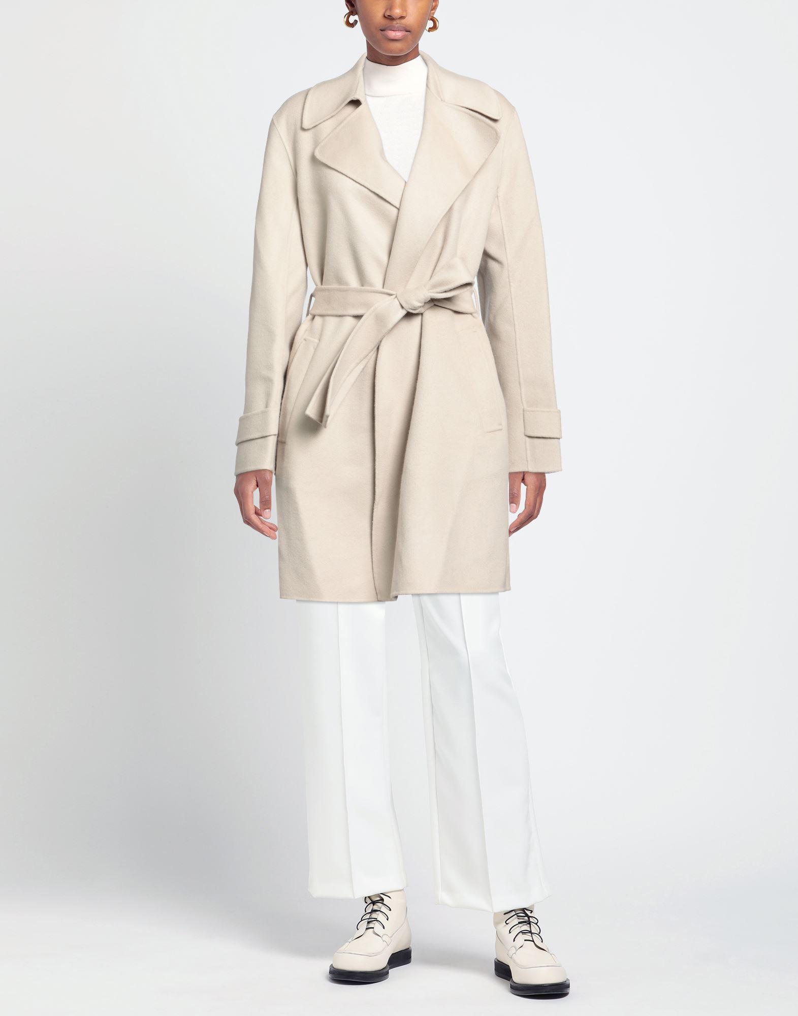 theory wool blend oaklane double face belted coat