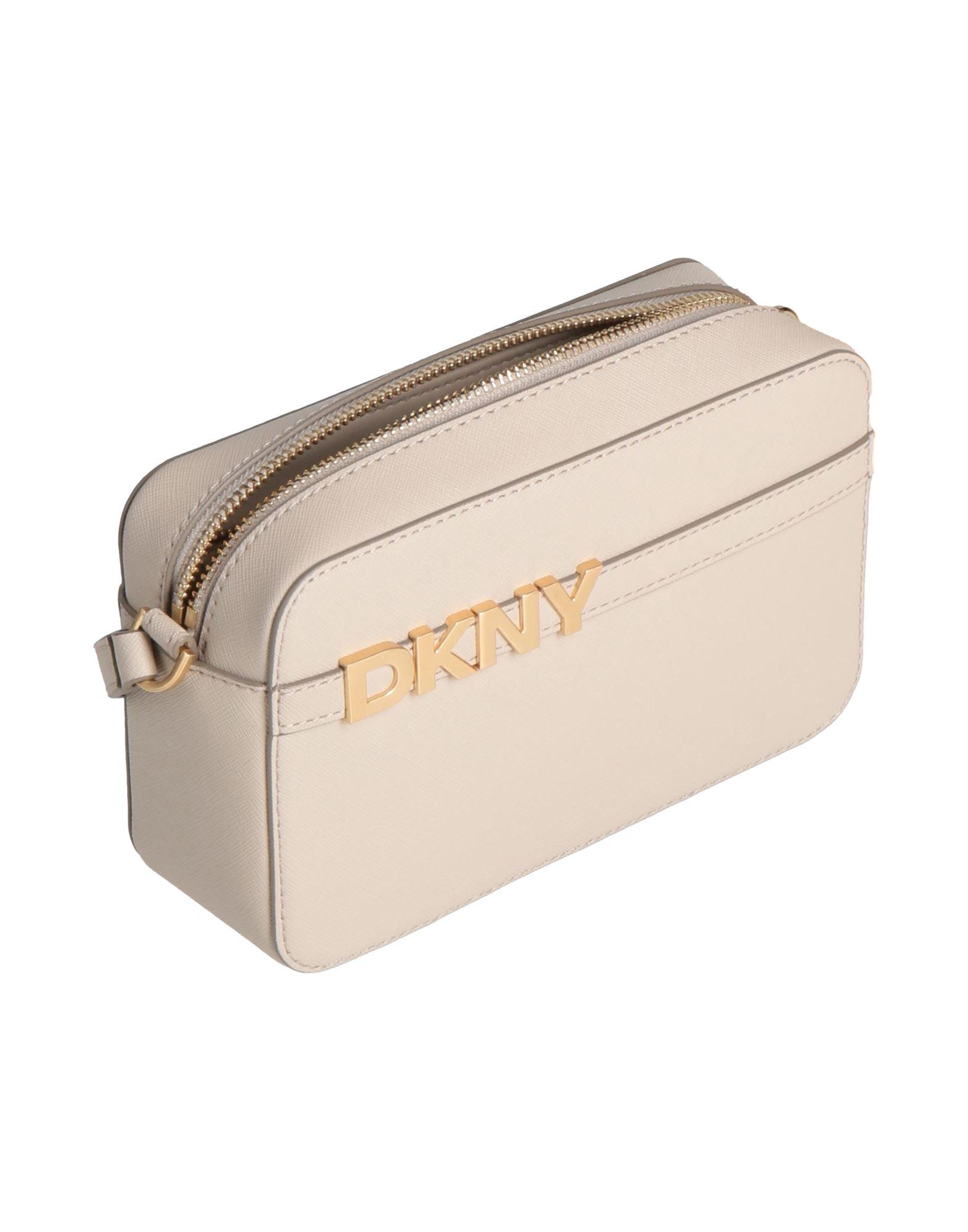 Sac à Main Bandoulière DKNY Femme En Cuir Taupe/beige - Neuf Sans étiquette, Taille Medium