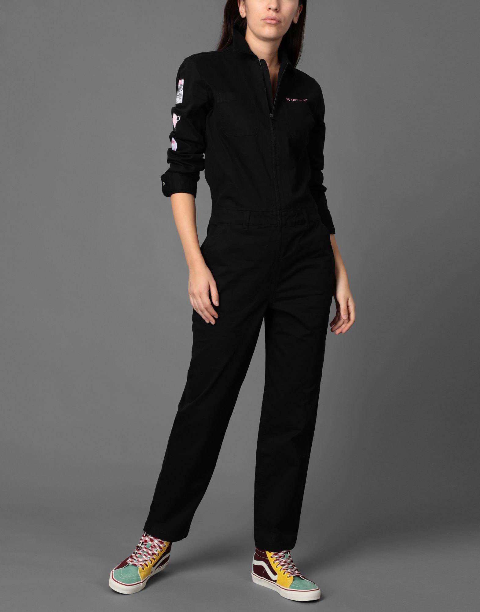 vans with jumpsuit