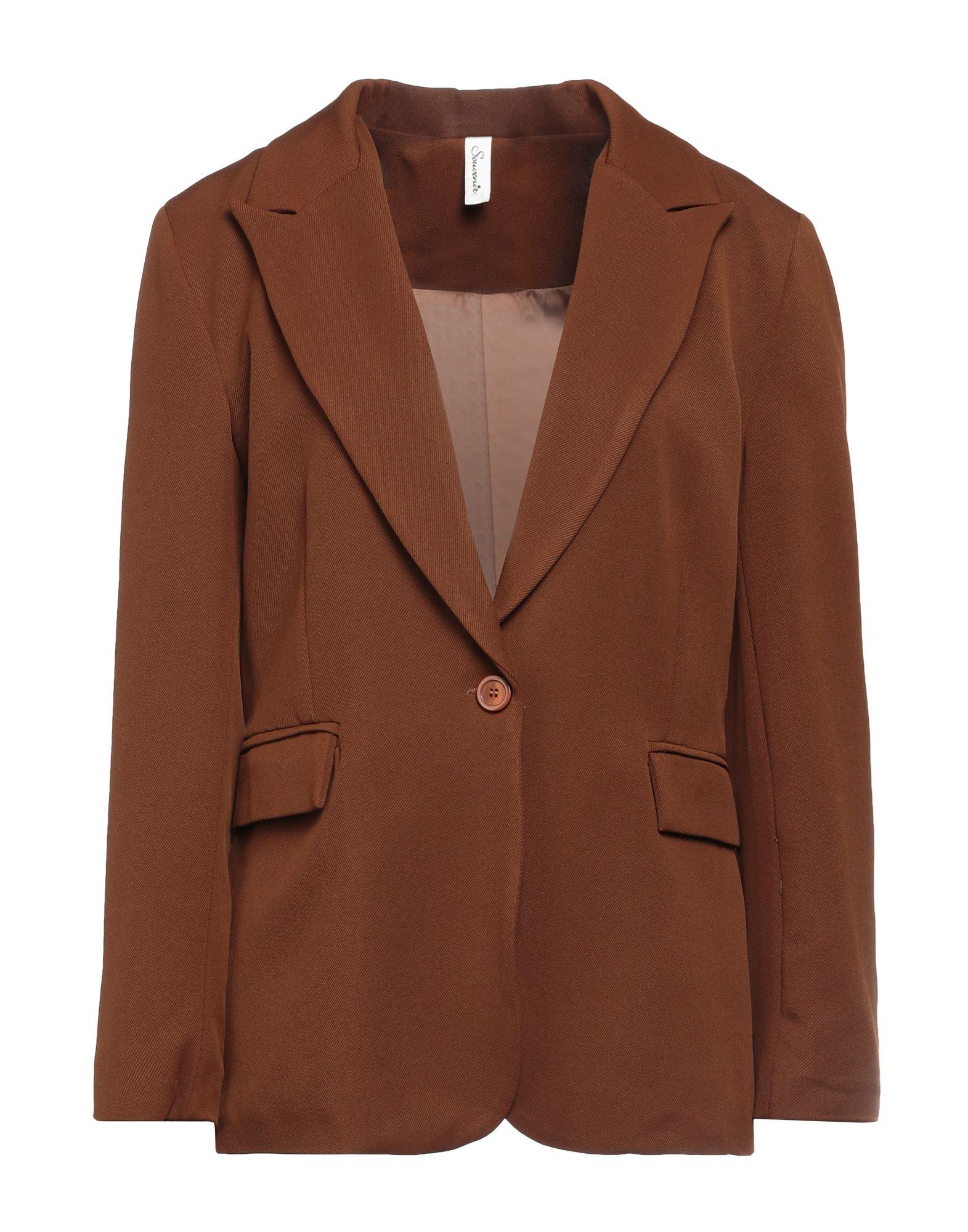 Souvenir Clubbing Suit Jacket in Brown | Lyst