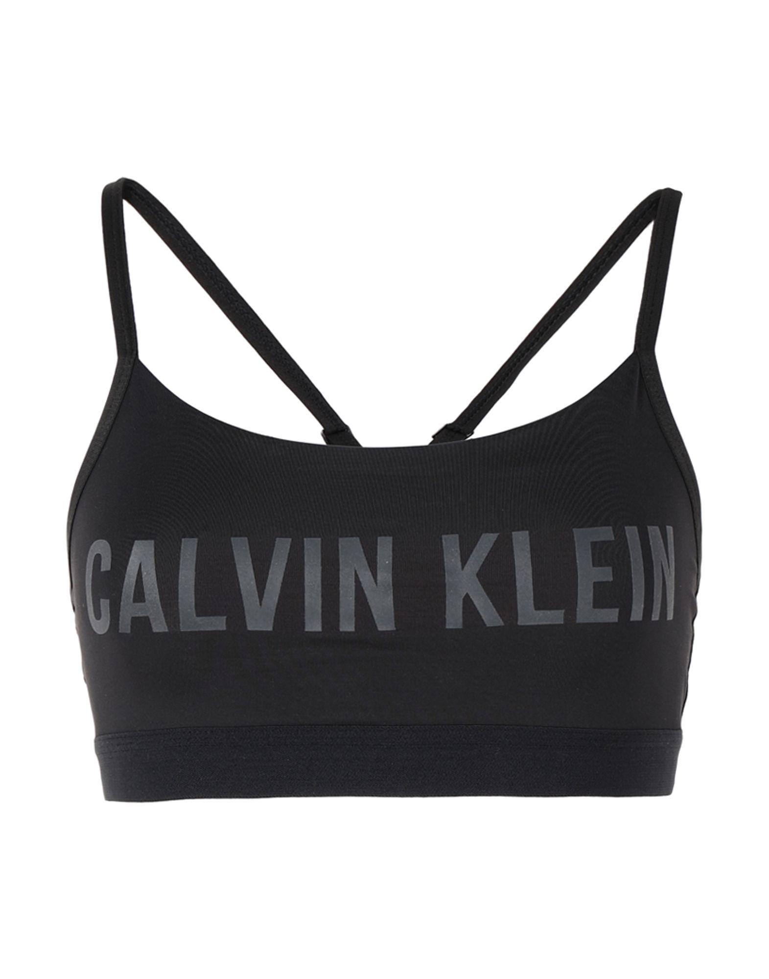 Calvin Klein Synthetic Top in Black - Lyst