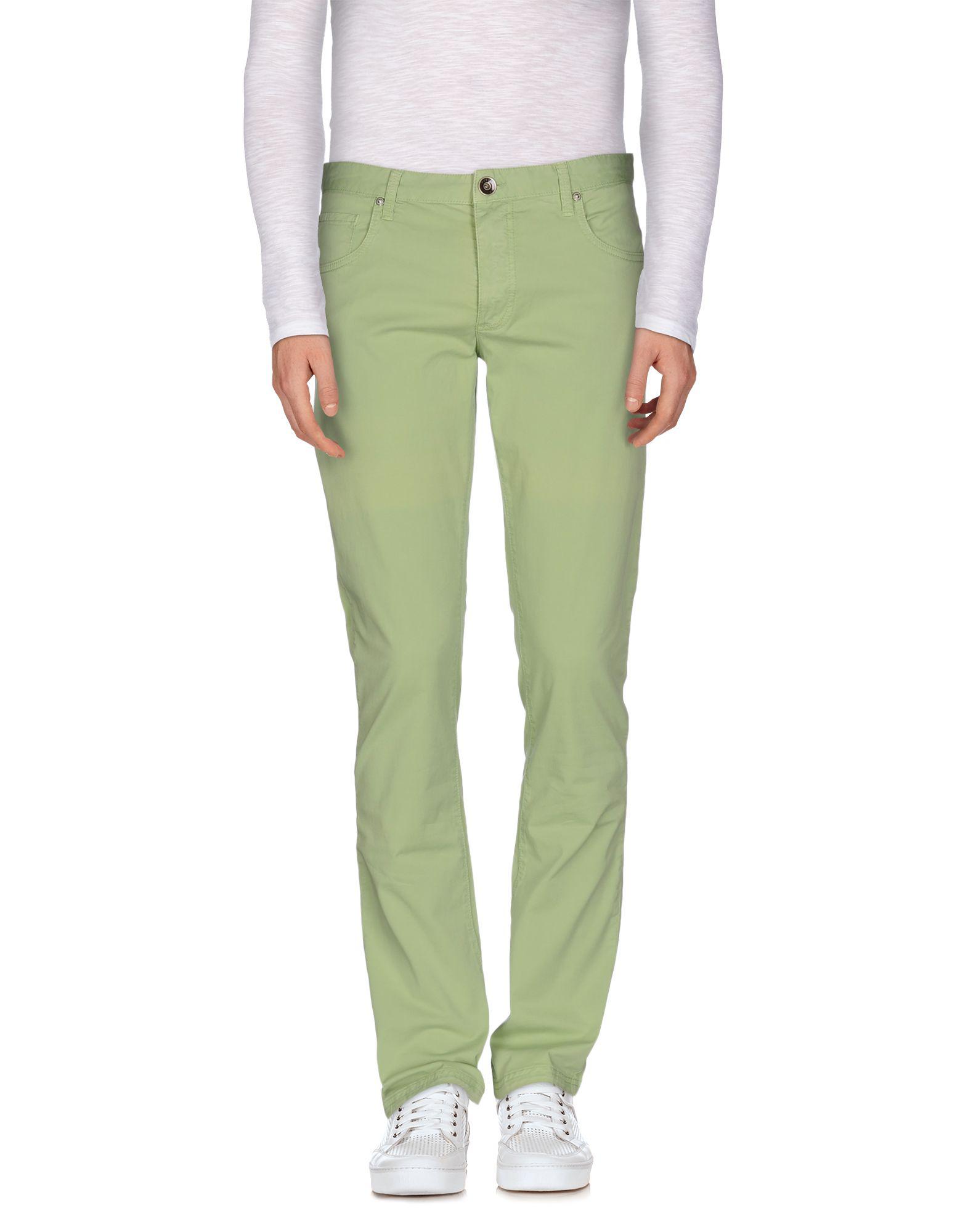 Guess Cotton Casual Pants in Light Green (Green) for Men - Lyst