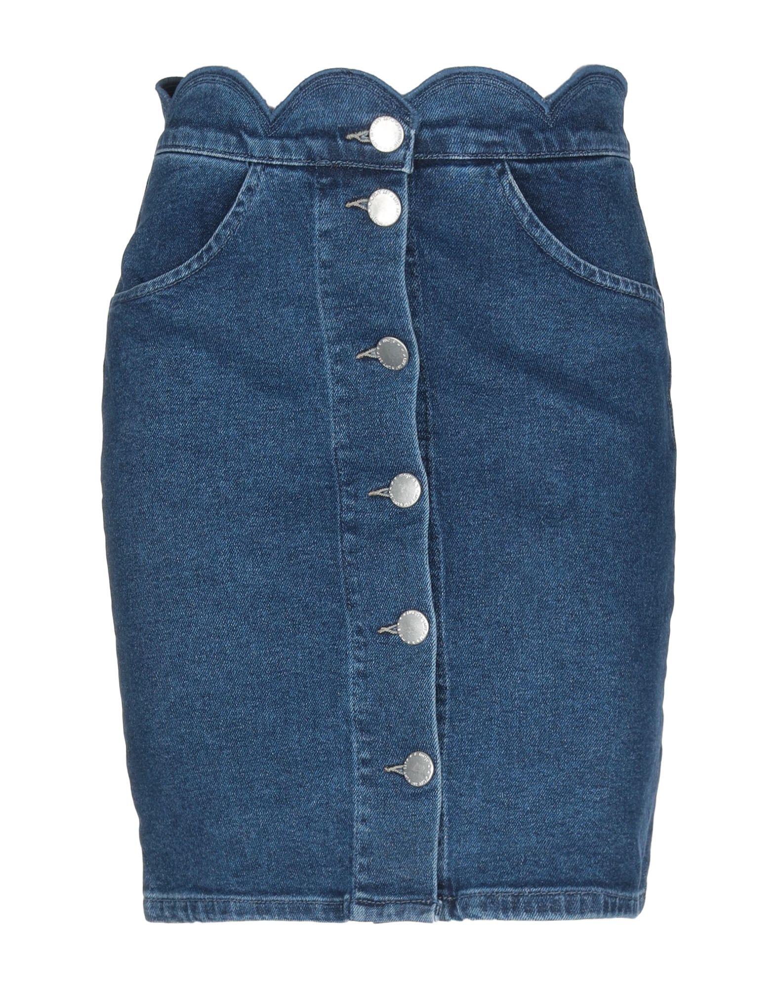maje denim skirt