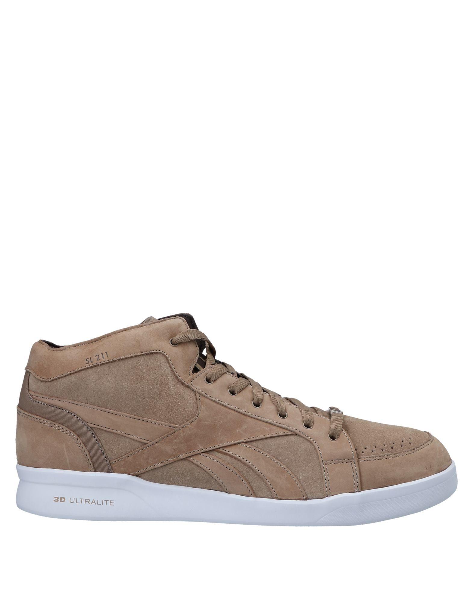Reebok Leather High-tops & Sneakers in Brown for Men - Lyst