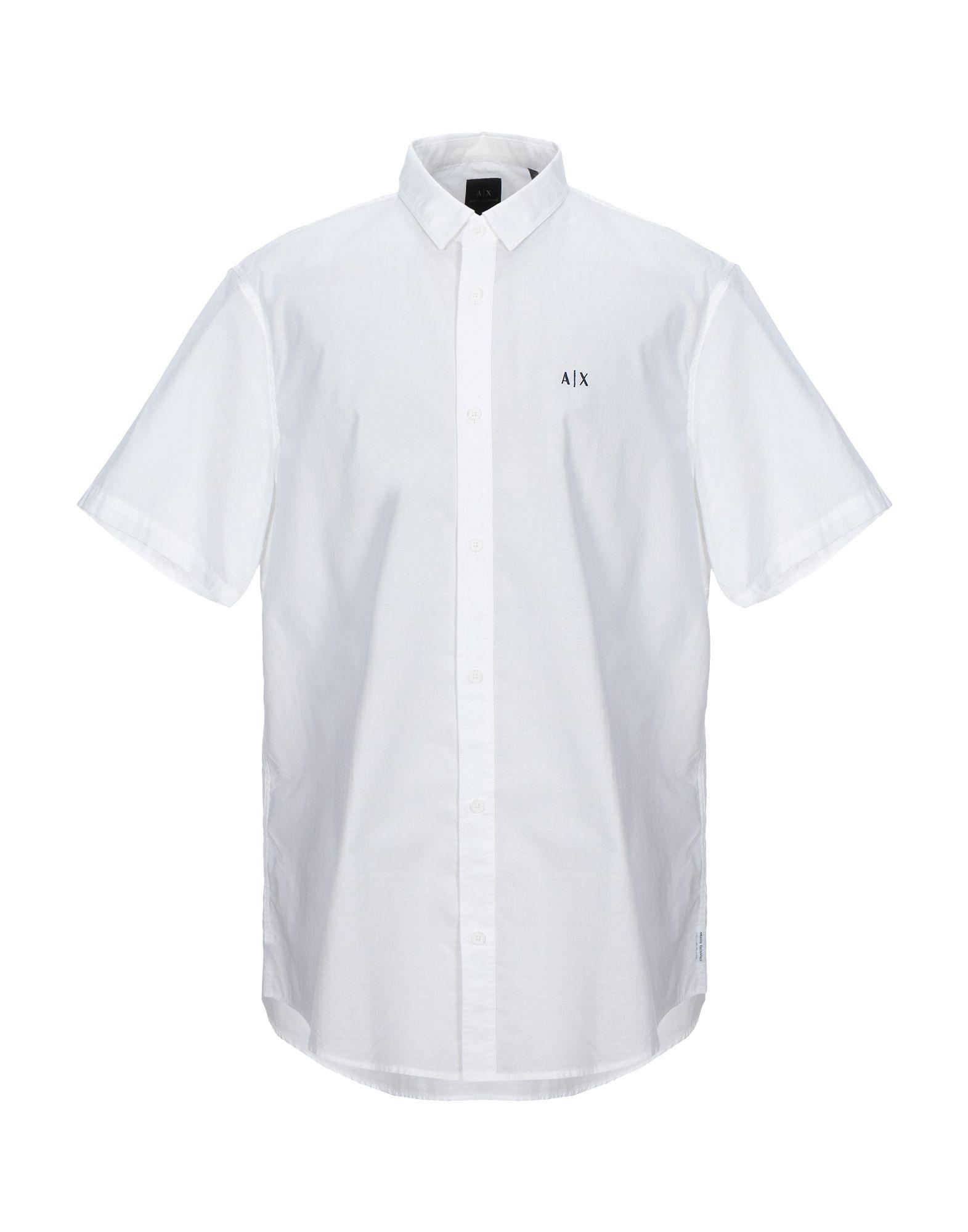 Armani Exchange Shirt in White for Men - Lyst