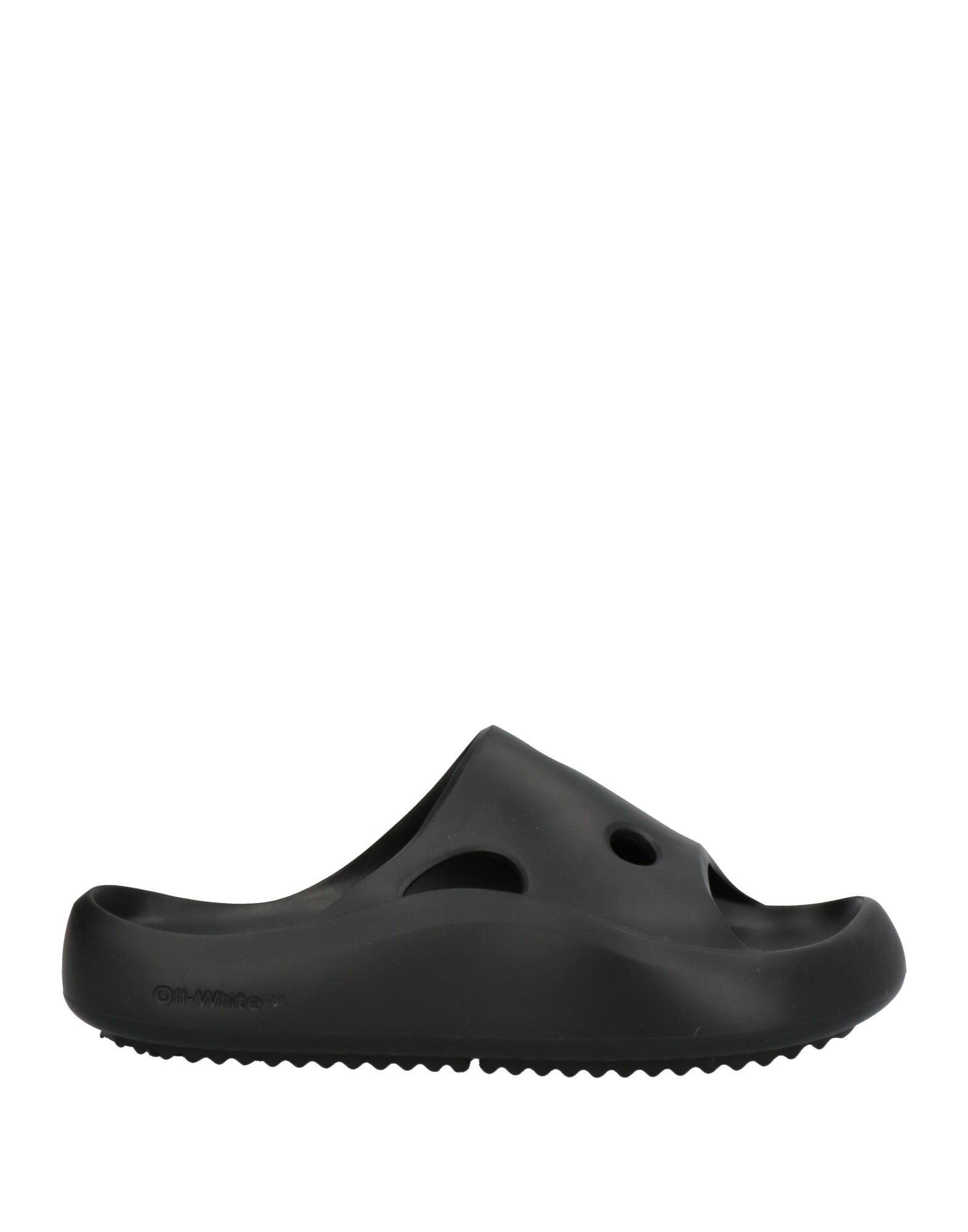Off-White c/o Virgil Abloh Meteor Rubber Slide In Black for  display picture 2