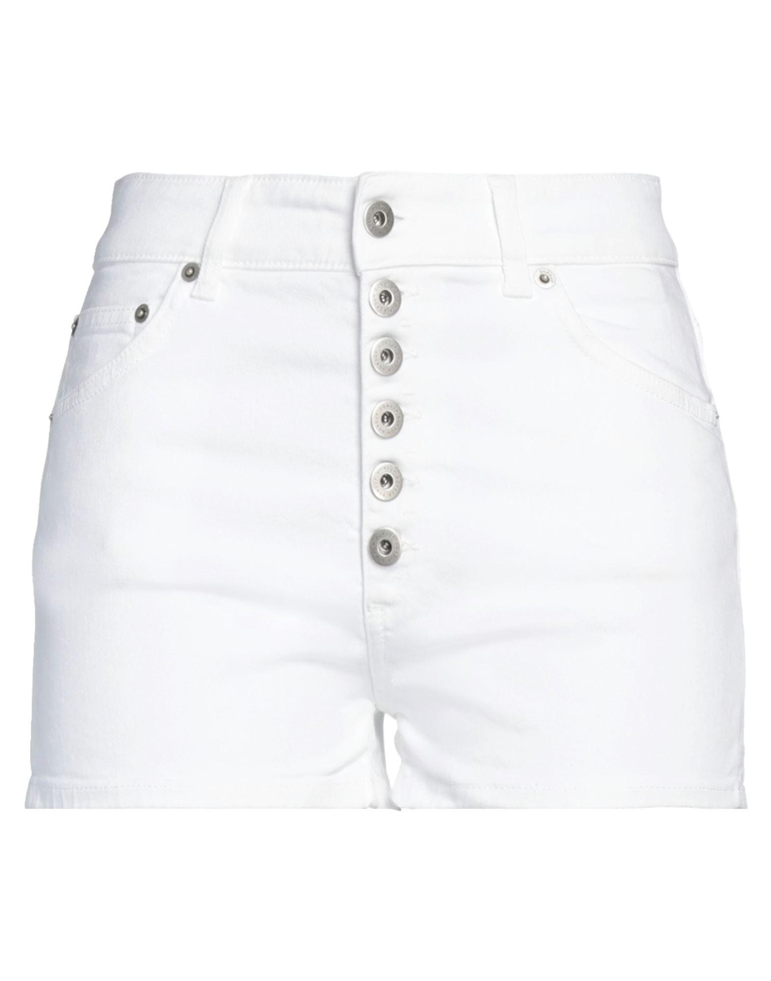 Femme Vêtements Shorts Shorts en jean et denim Short en jean Jean Dondup en coloris Blanc 