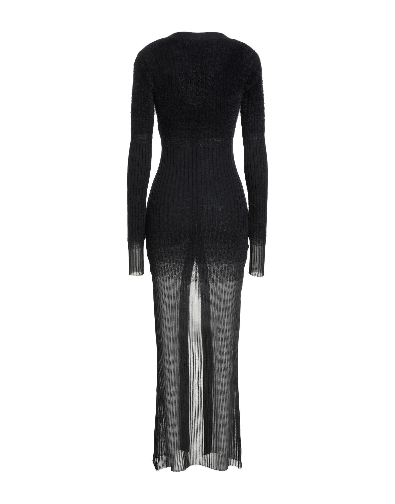 ワンピース THE ATTICO Black crepe long dress (251WCW00243VVV105AA 100) The Attico Black Crepe Long Dress | italist