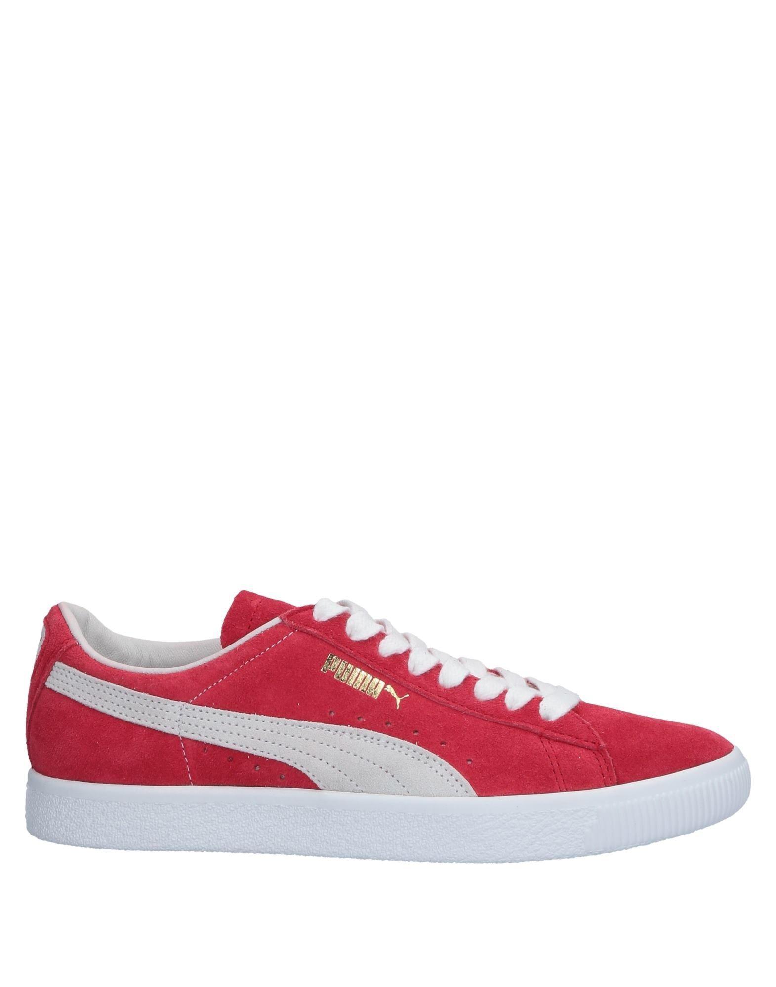 PUMA Suede Low-tops & Sneakers in Red for Men - Save 18% - Lyst