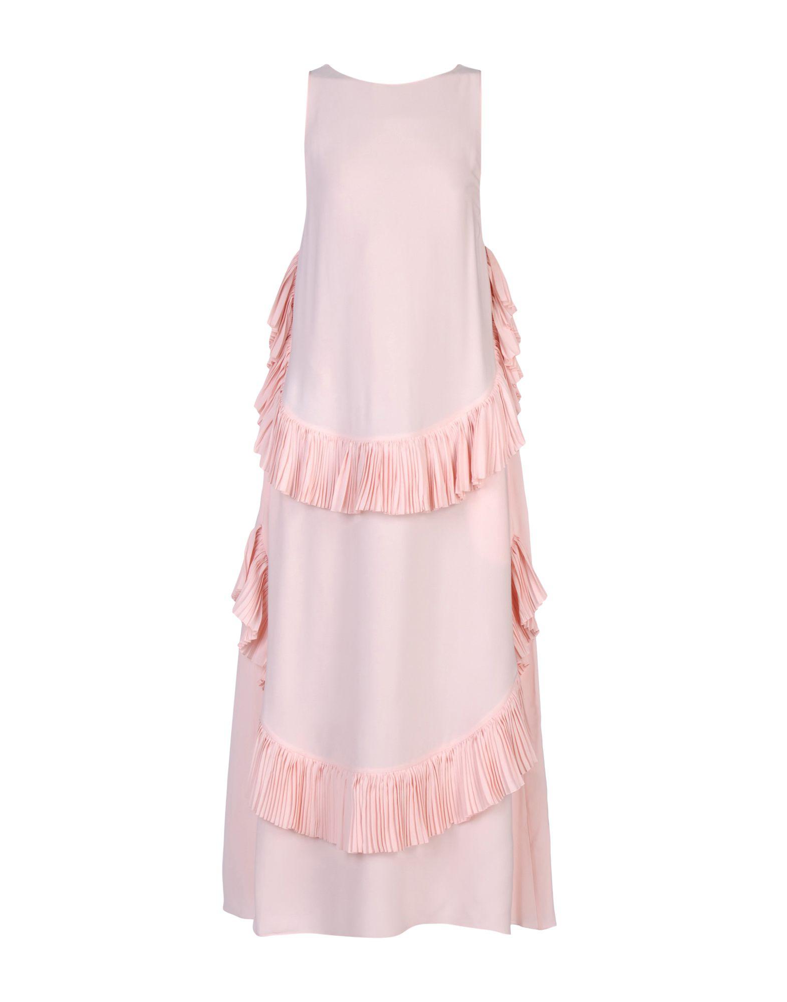 N°21 Silk Long Dress in Pink - Lyst
