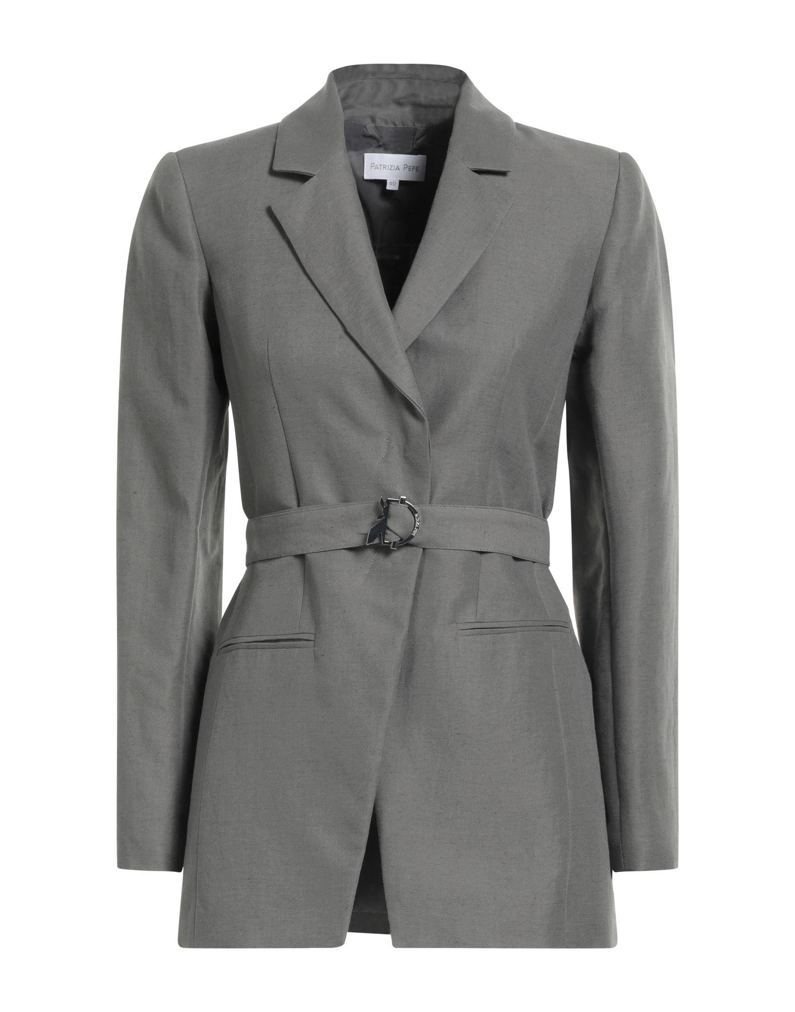 Patrizia Pepe Suit Jacket in Gray | Lyst
