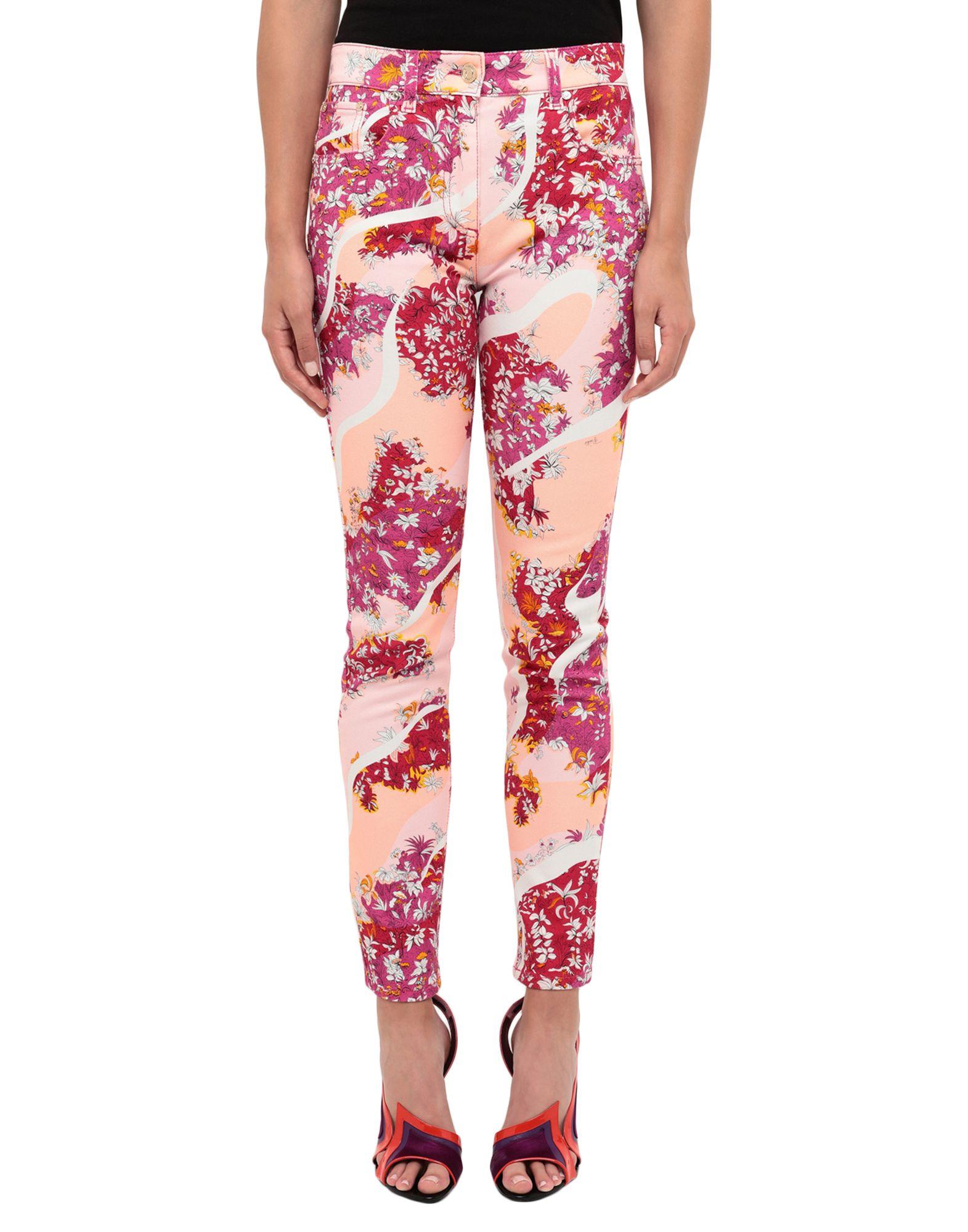 Emilio Pucci Denim Pants in Light Pink (Pink) - Lyst