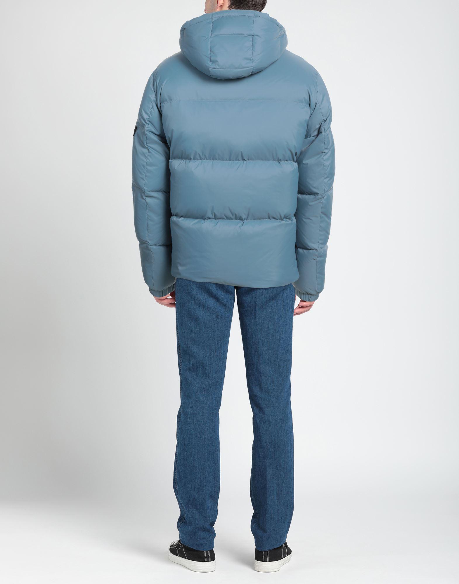 Yves Salomon Down Jacket in Blue for Men | Lyst
