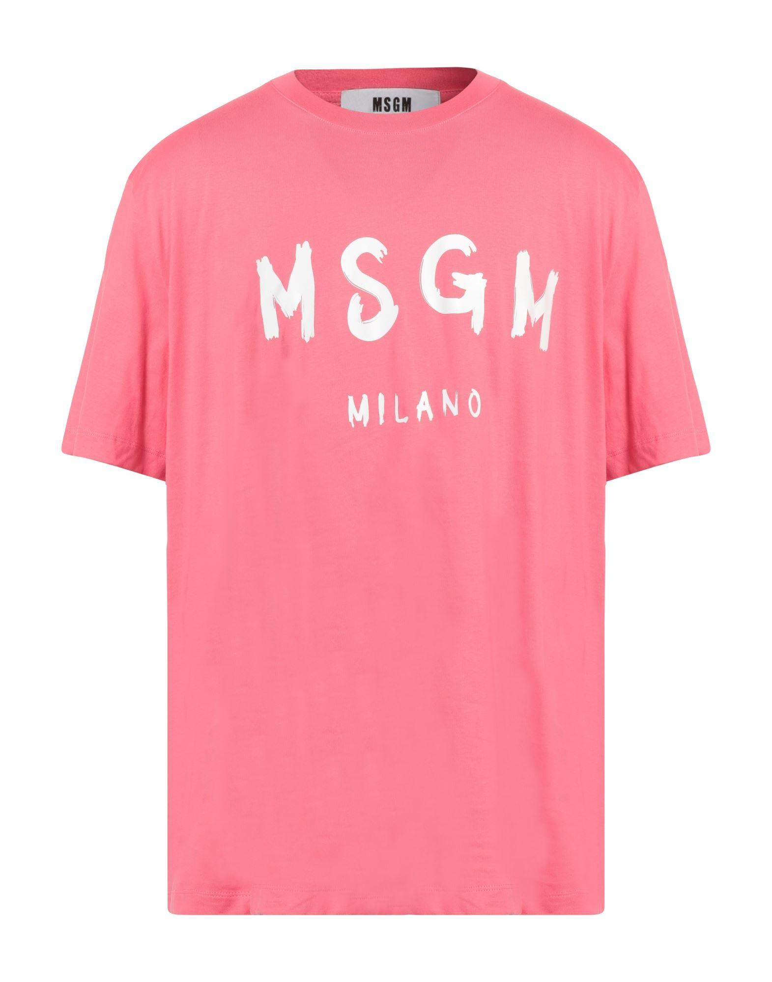 Msgm pink t shirt hot sale