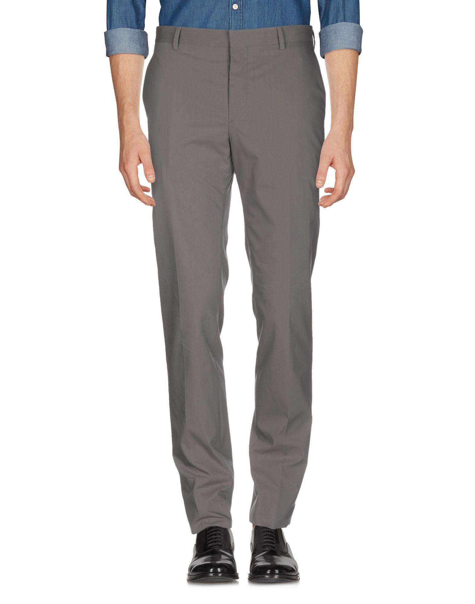 Prada Casual Pants in Grey (Gray) for Men - Lyst