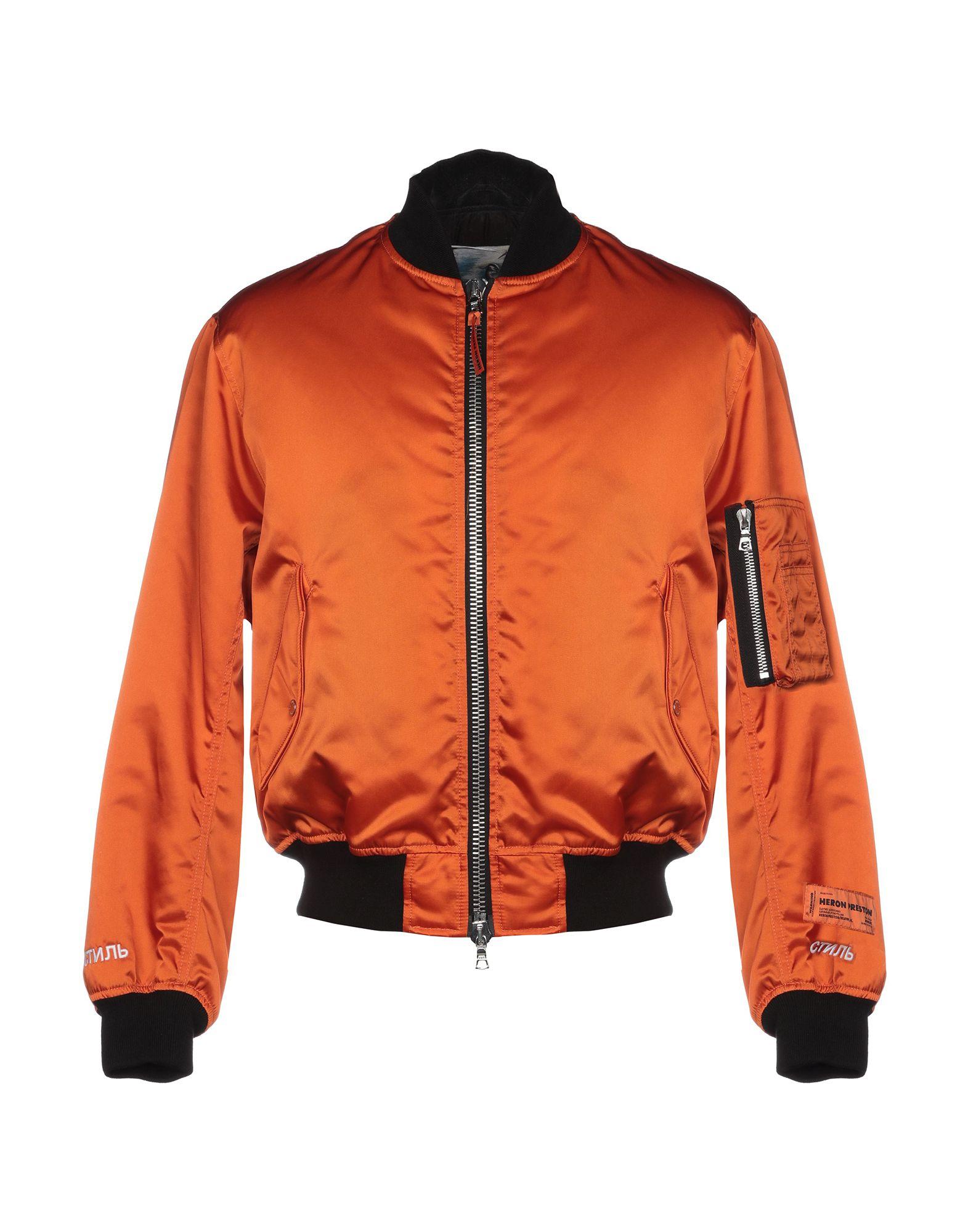 Heron Preston Synthetic Jacket in Orange for Men - Lyst