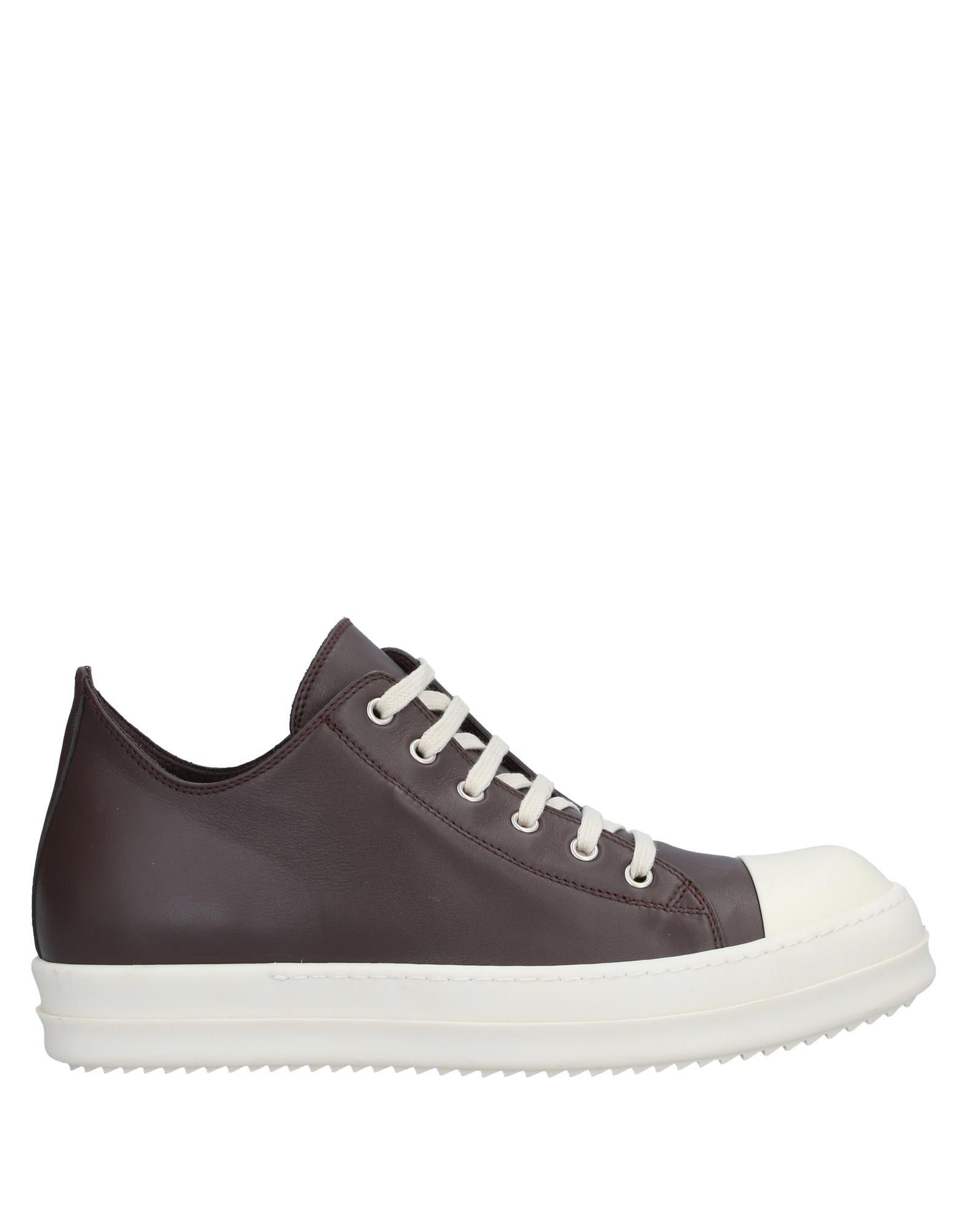 Rick Owens Leather Low-tops & Sneakers for Men - Lyst