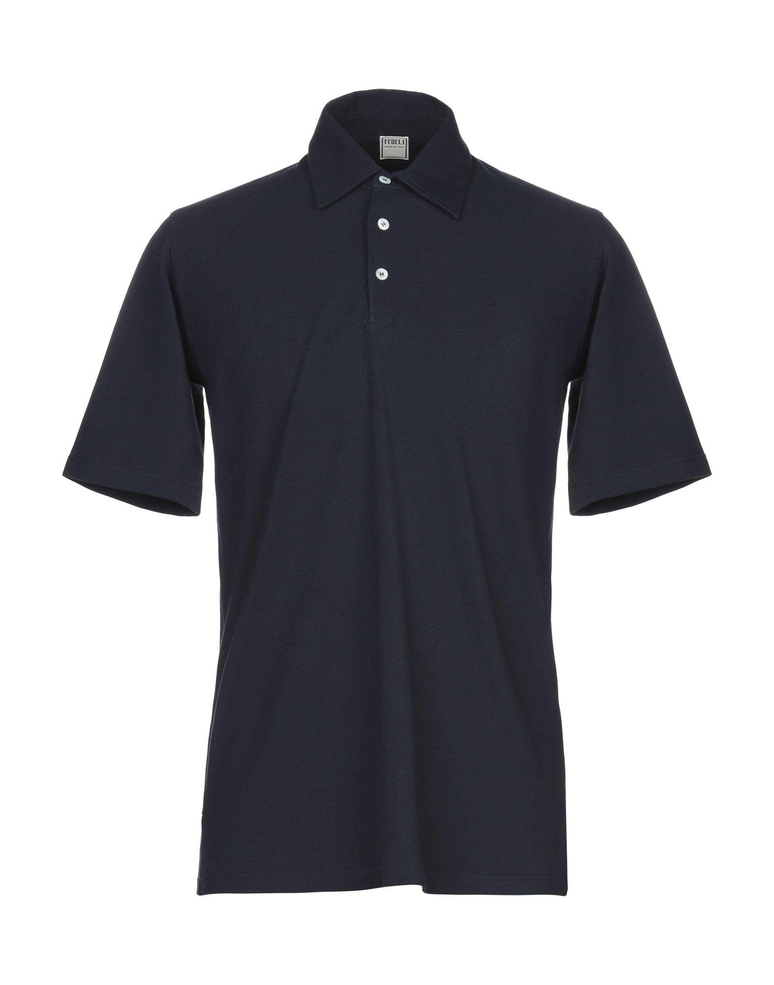Fedeli Cotton Polo Shirt in Dark Blue (Blue) for Men - Lyst