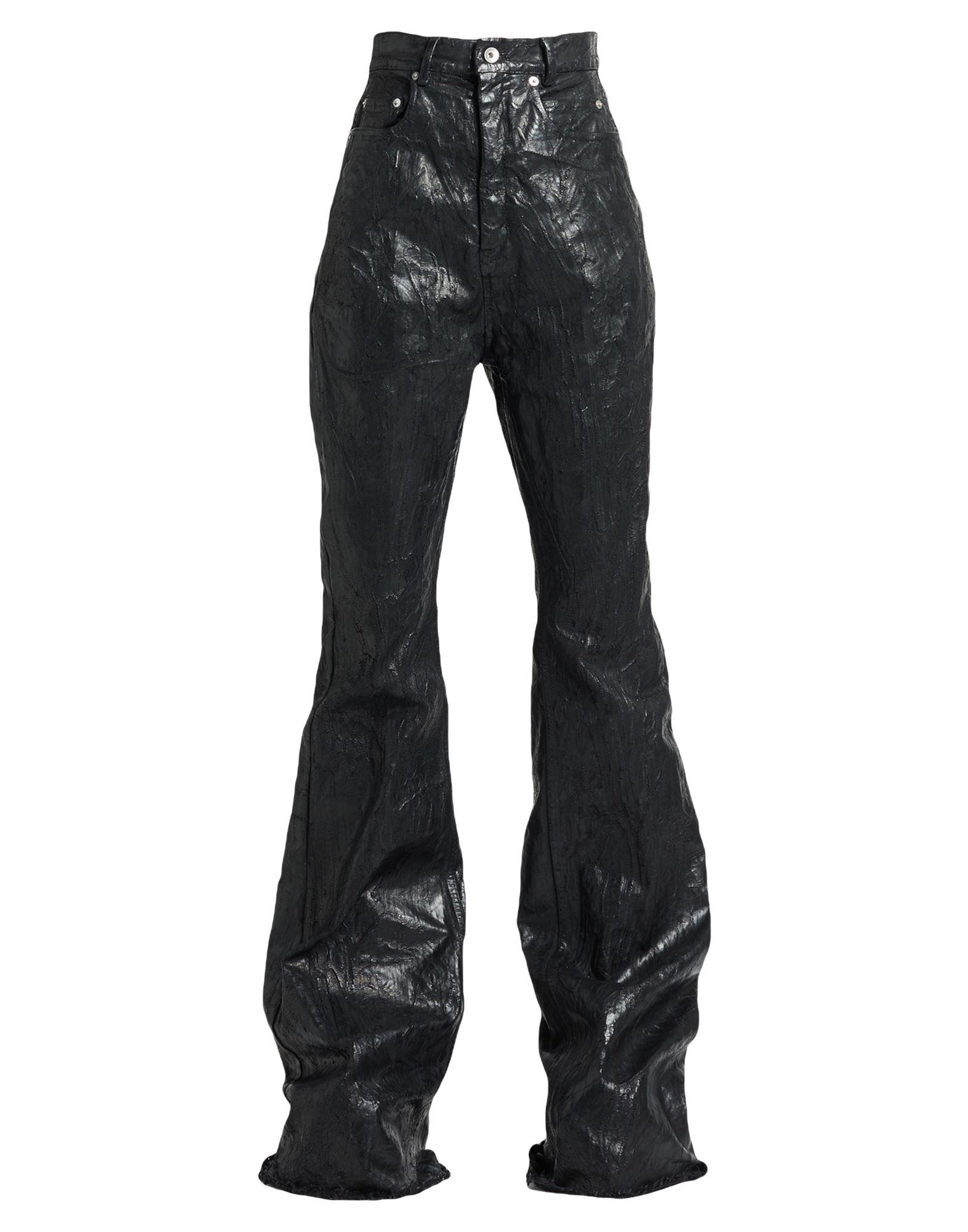 デニム・ジーパン RICK OWENS Women Denim Pants RP01E7329 SCT09 Black Black Double cargo jeans Rick Owens DRKSHDW - women - RICK