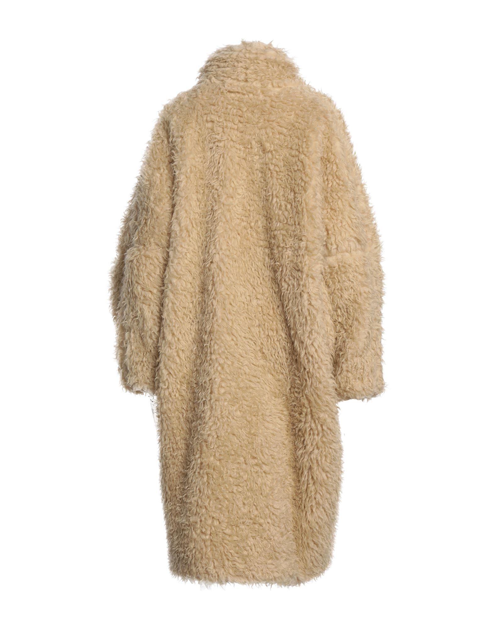 MM6 by Maison Martin Margiela Shearling & Teddy in Natural | Lyst UK