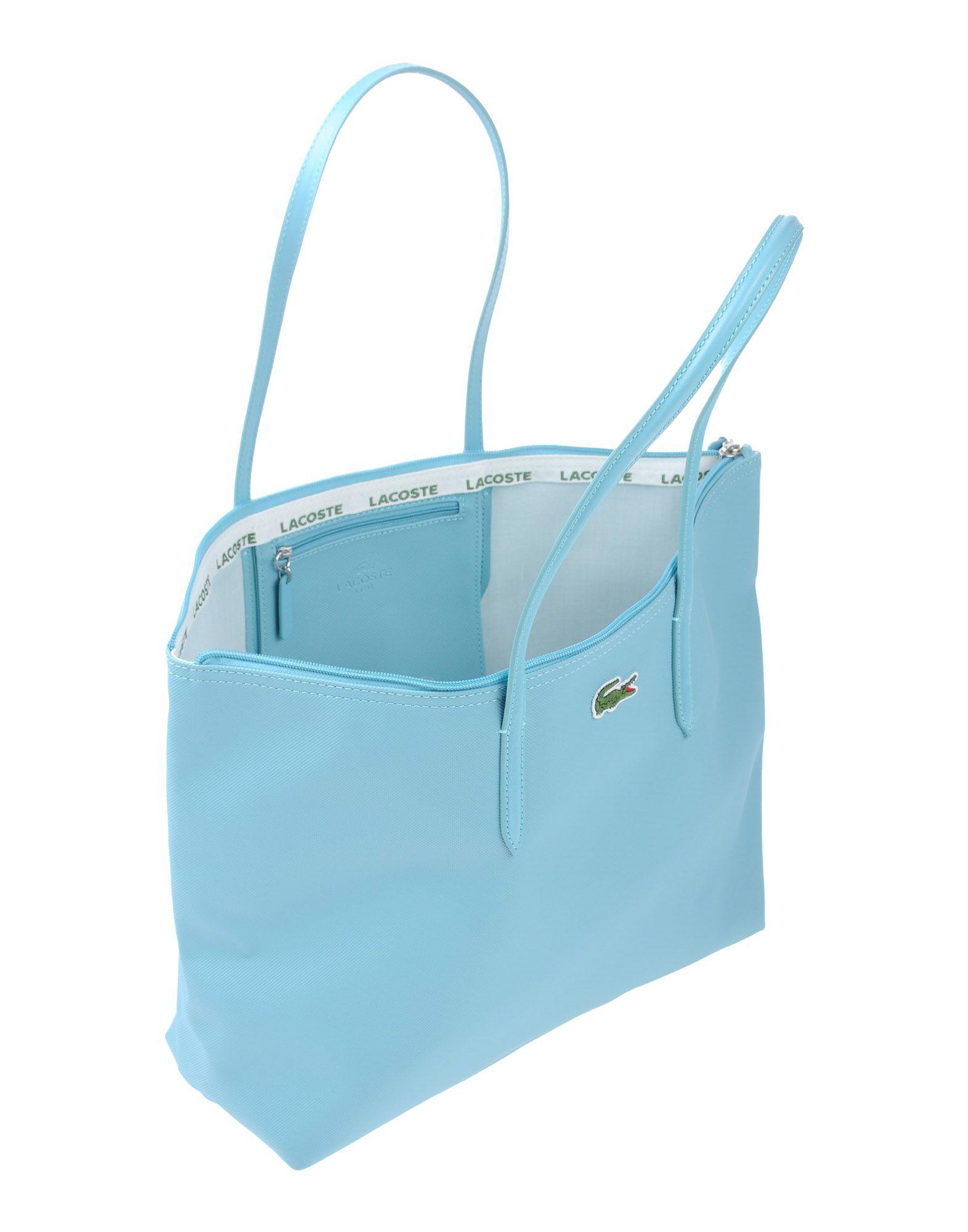 Lacoste Handbag in Sky Blue (Blue) - Lyst