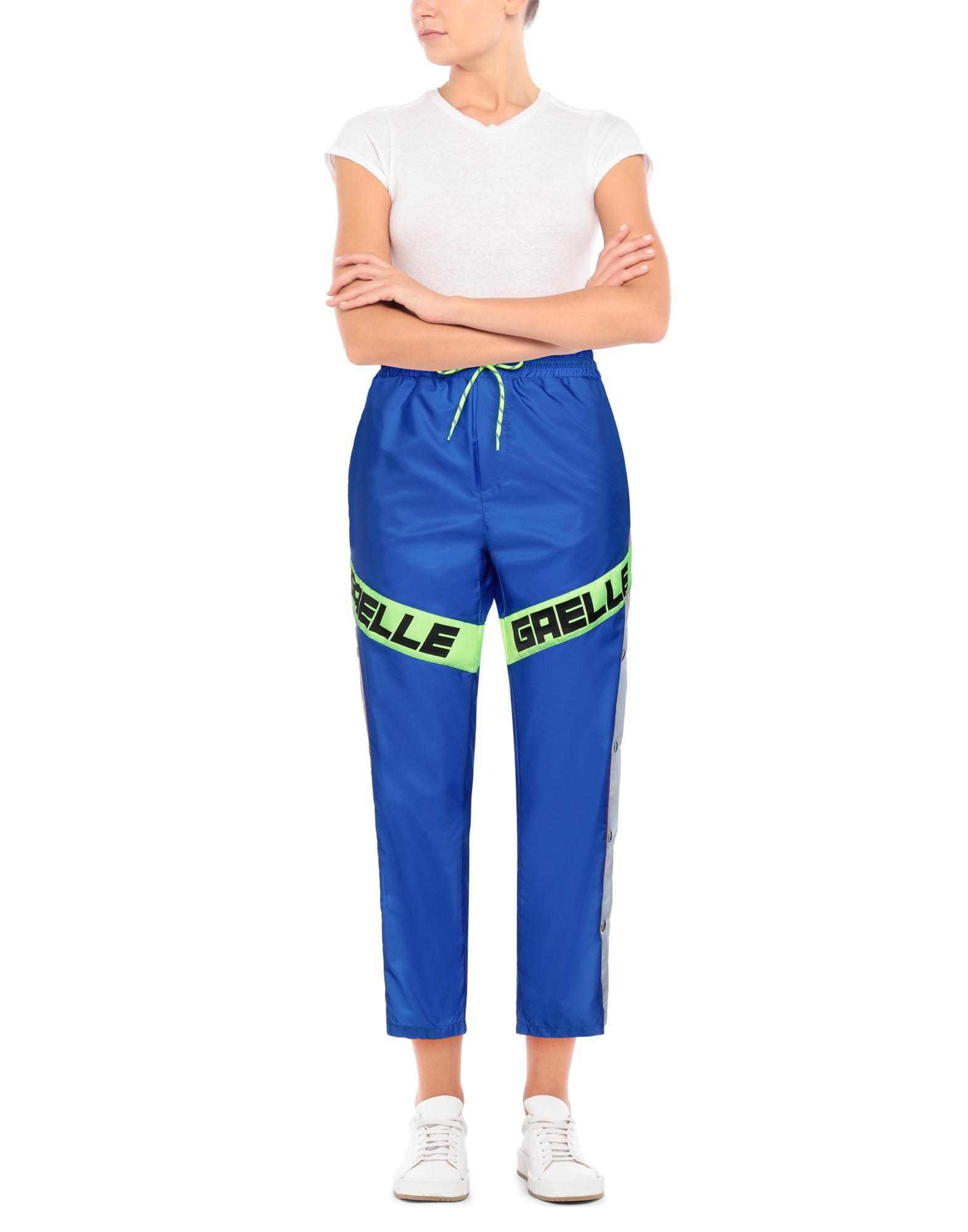 Gaelle Paris Synthetic Pants in Blue | Lyst