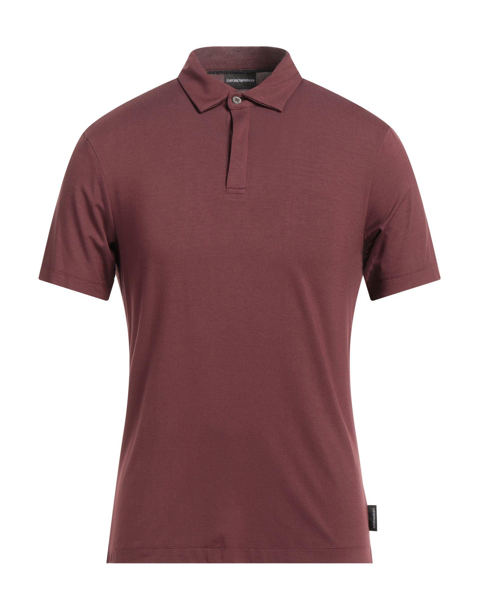 Emporio Armani Polo Shirt in Red for Men | Lyst