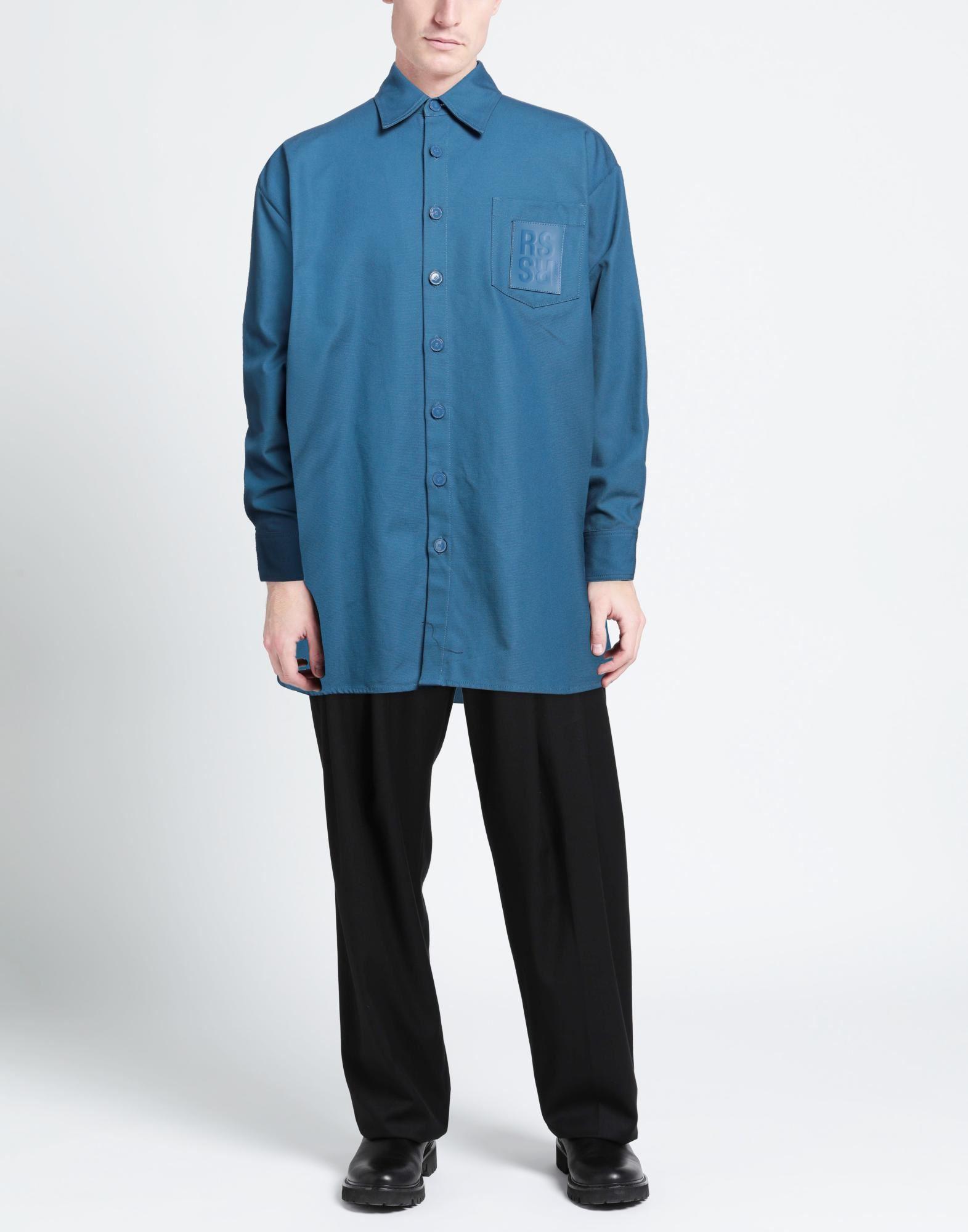 Raf Simons Shirt in Blue for Men | Lyst