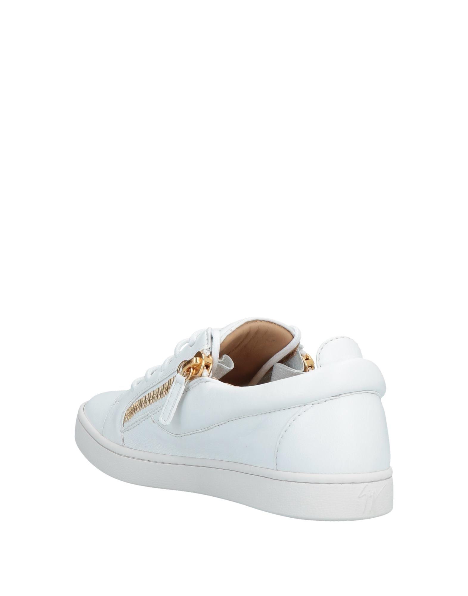 zanotti trainers white