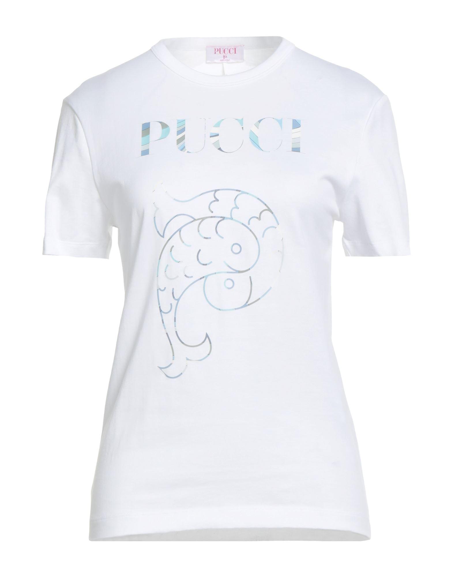 EMILIO PUCCI 黒　ブラック　Tシャツ Pucci - Printed cotton T-shirt Emilio Pucci