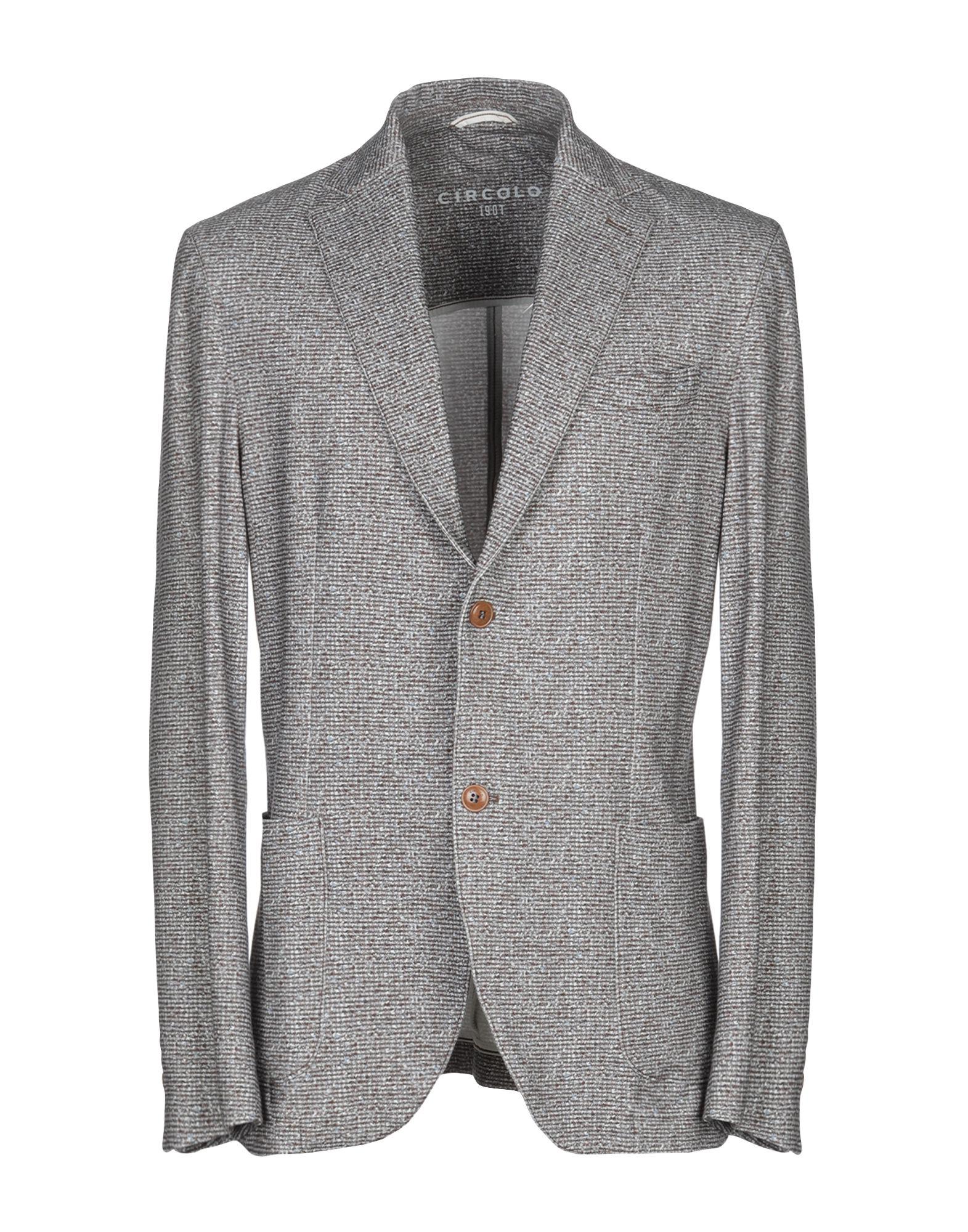 Circolo 1901 Flannel Blazer in Light Grey (Gray) for Men - Lyst